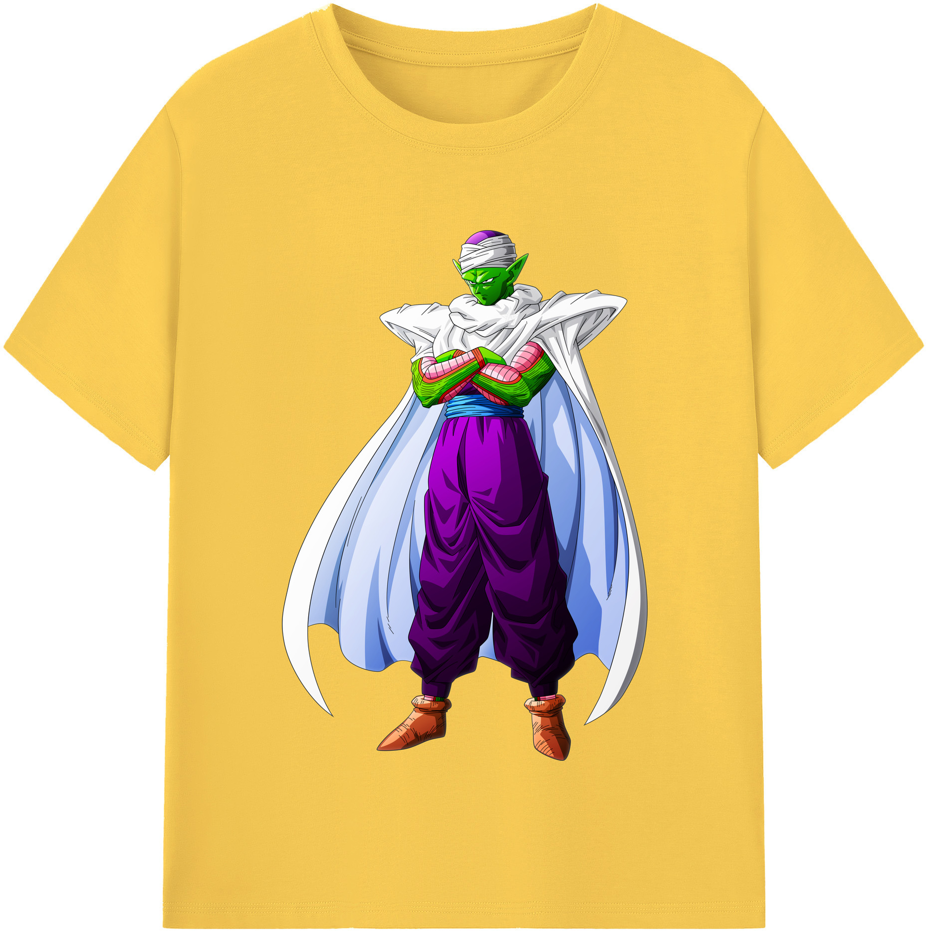 （画像用） ドラゴンボール ピッコロ DRAGON BALL Piccolo 綿100％半袖Tシャツ（フロントプリント）
