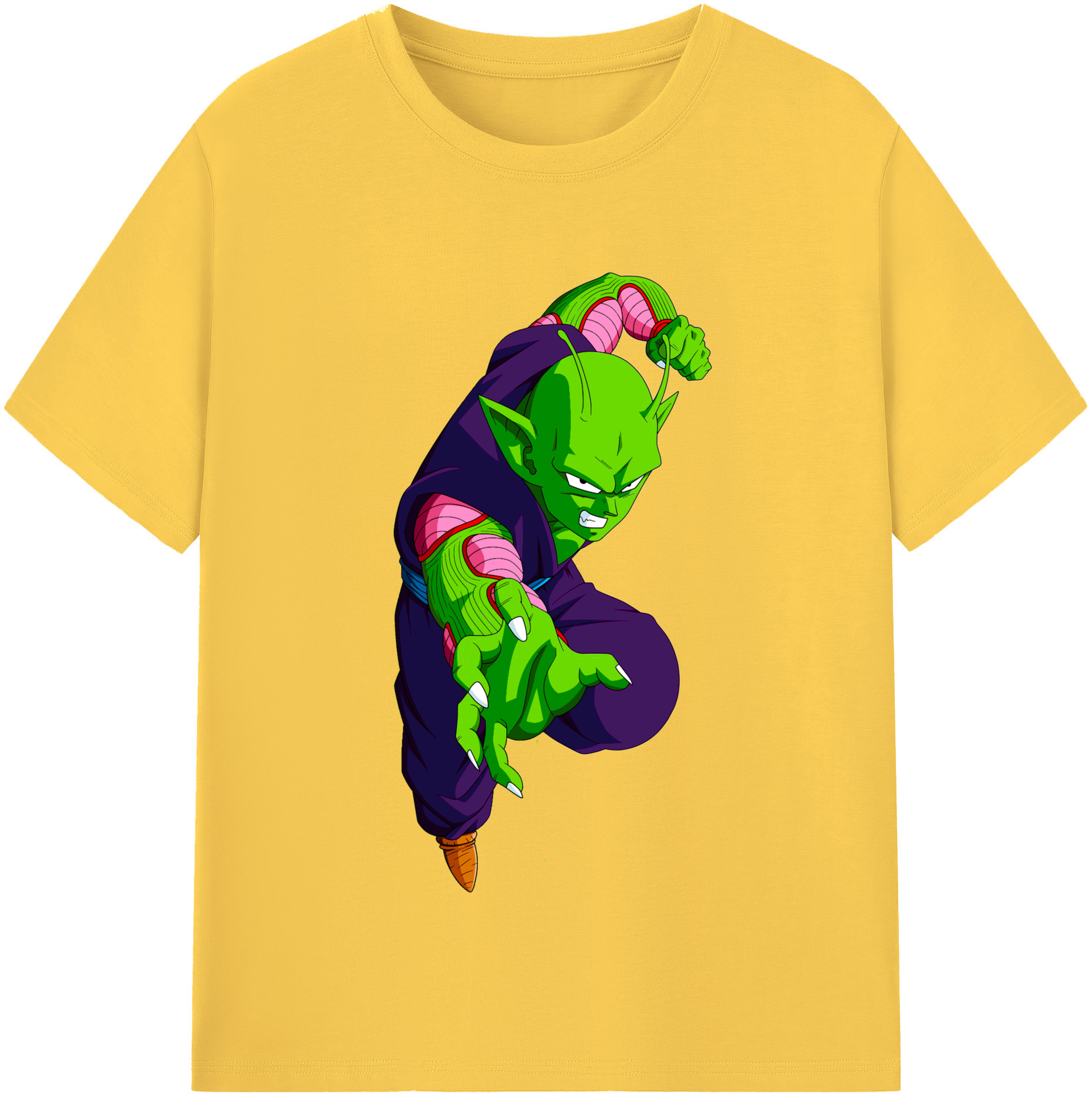（画像用） ドラゴンボール ピッコロ DRAGON BALL Piccolo 綿100％半袖Tシャツ（フロントプリント）