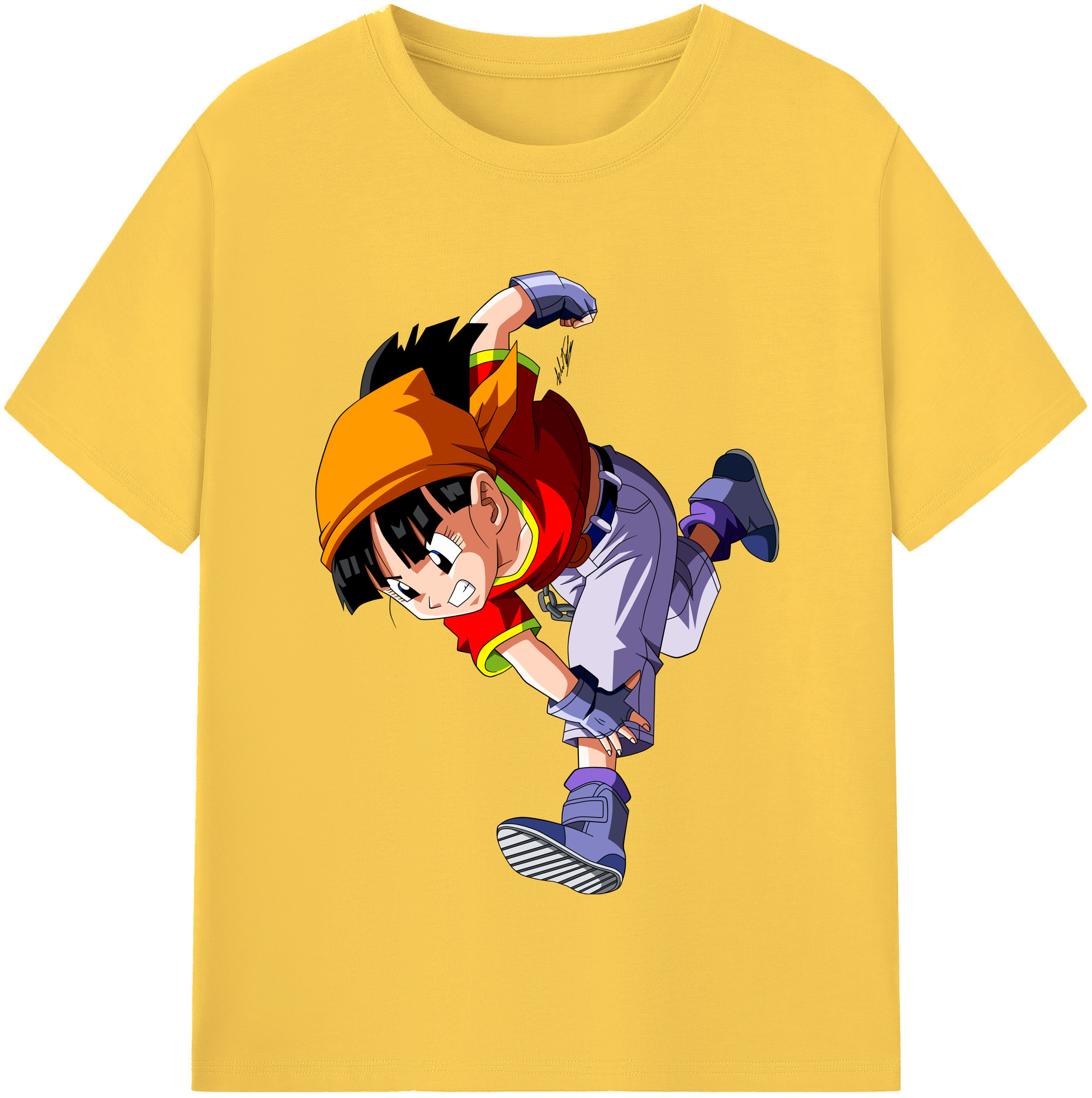 （画像用） ドラゴンボール パン DRAGON BALL Pan 綿100％半袖Tシャツ（フロントプリント）
