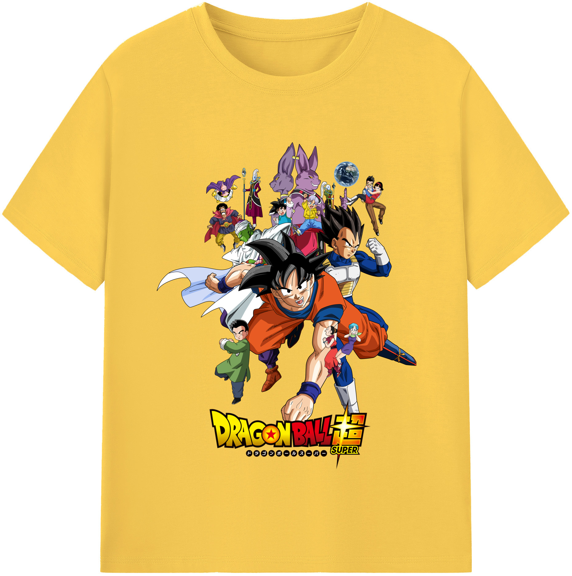 （画像用） ドラゴンボール DRAGON BALL 綿100％半袖Tシャツ（フロントプリント）