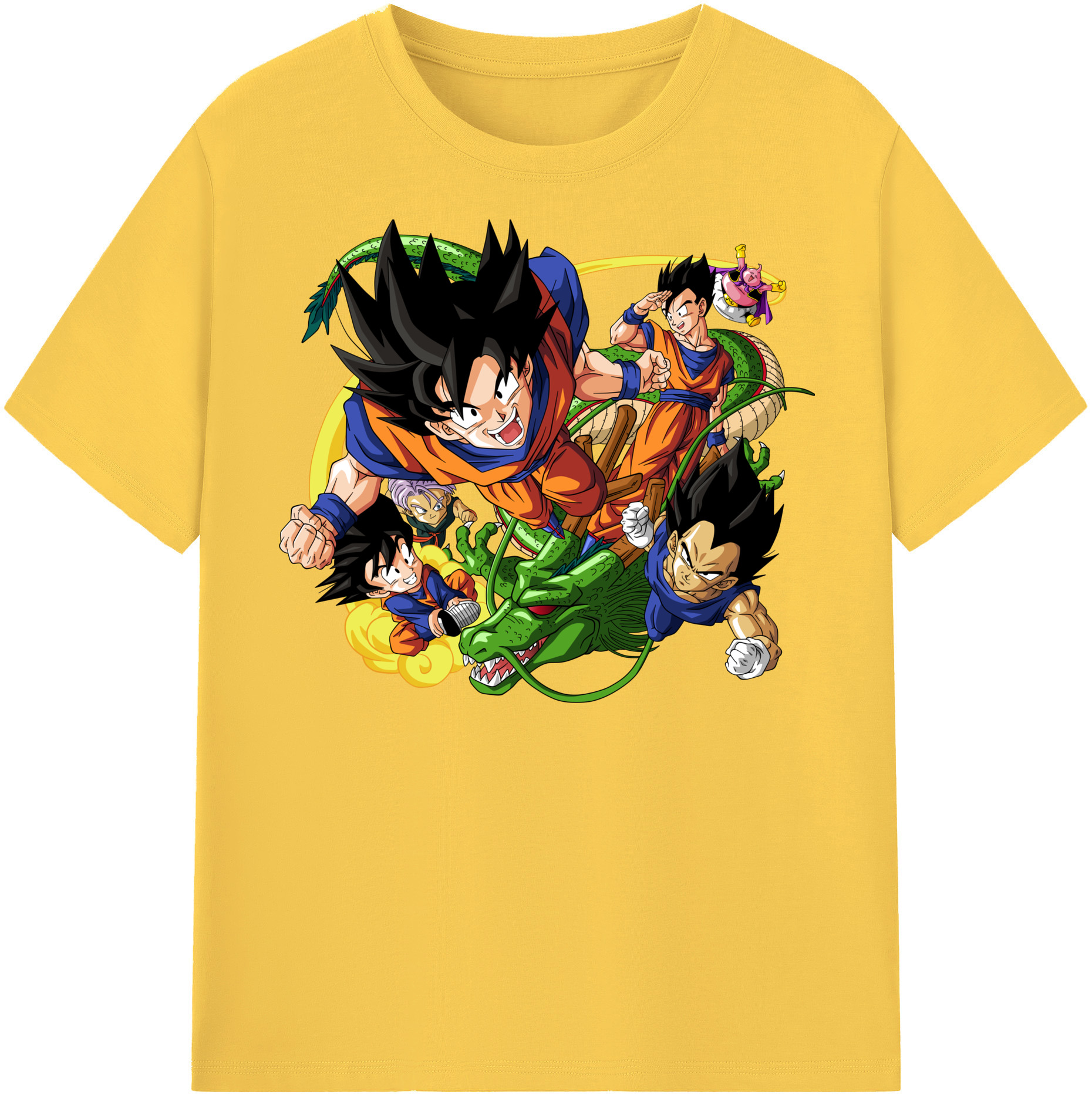 （画像用） ドラゴンボール DRAGON BALL 綿100％半袖Tシャツ（フロントプリント）