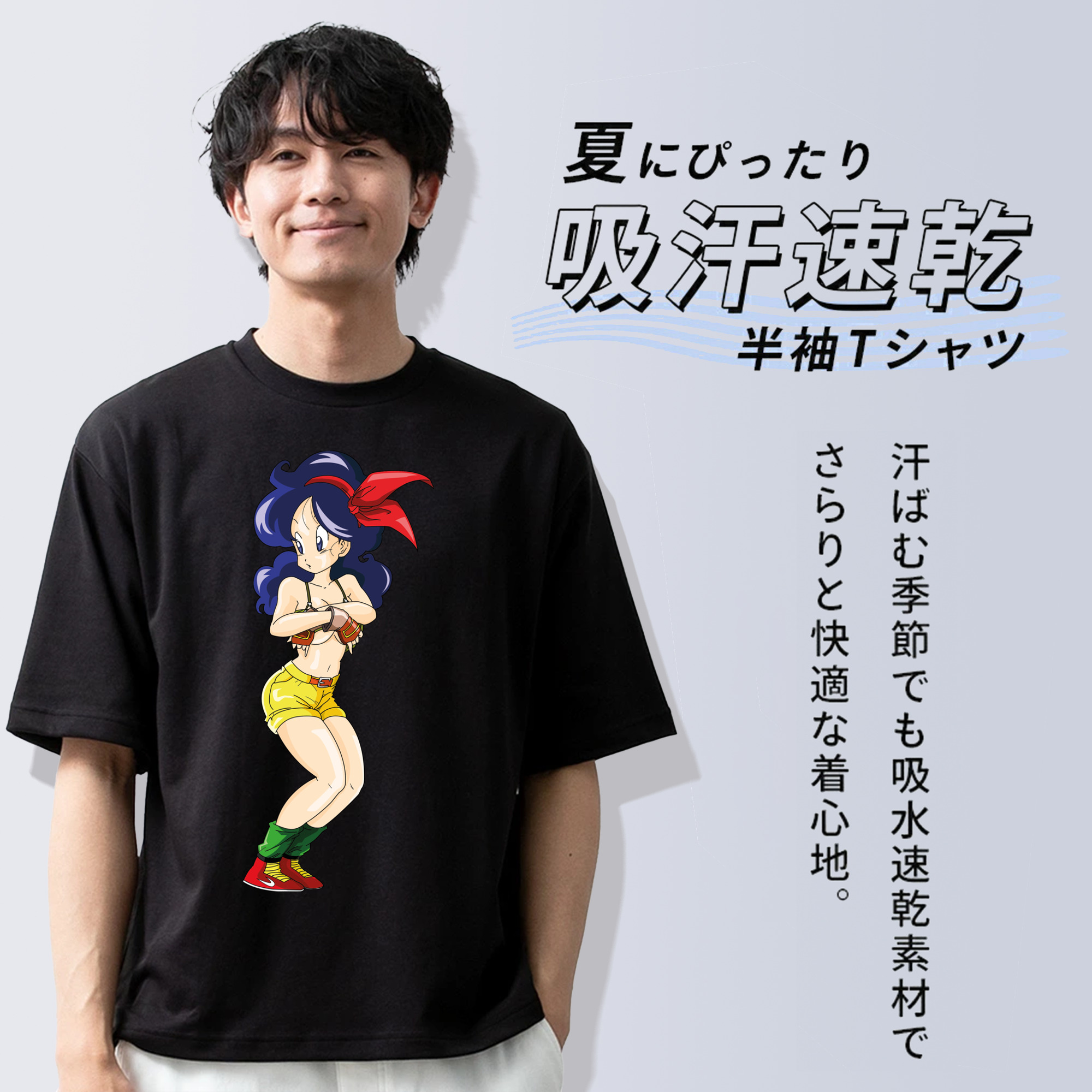 ドラゴンボール DRAGON BALL 綿100％半袖Tシャツ（フロントプリント）