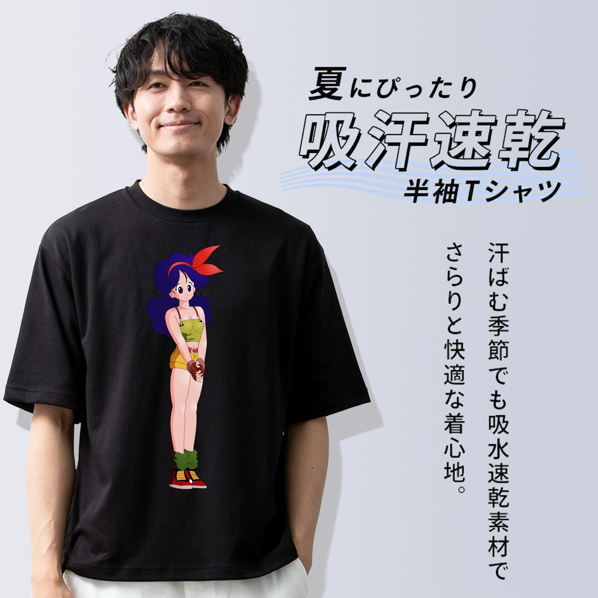 ドラゴンボール DRAGON BALL 綿100％半袖Tシャツ（フロントプリント）