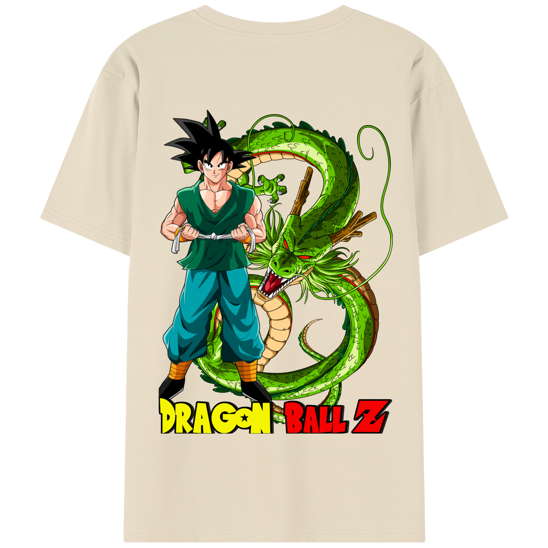 （画像用） ドラゴンボール 孫悟空（そん ごくう）Son Goku カカロット DRAGON BALL Kakarotto 綿100％半袖Tシャツ（背面プリント）