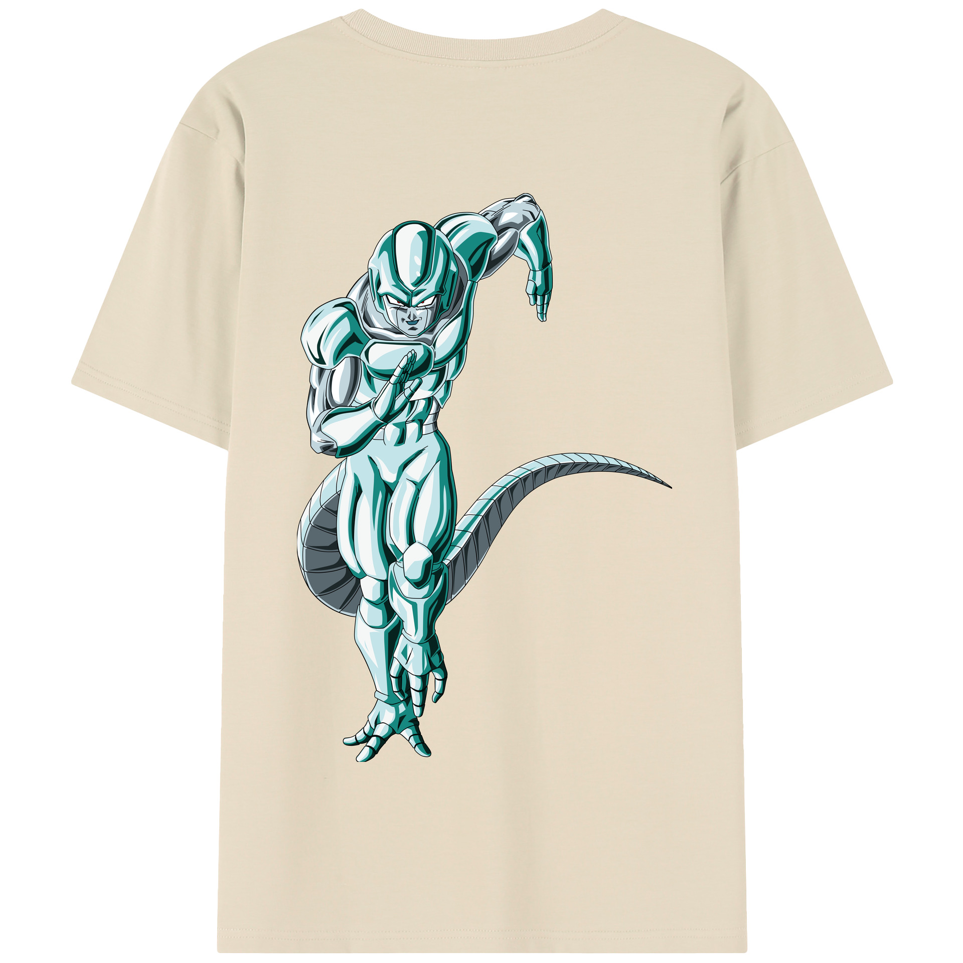 （画像用） ドラゴンボール フリーザ DRAGON BALL Frieza 綿100％半袖Tシャツ（背面プリント）