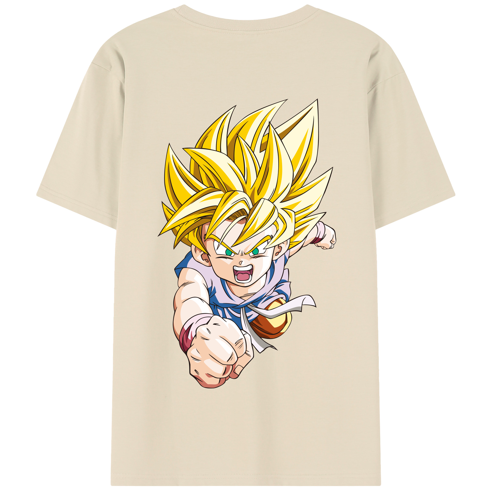 （画像用） ドラゴンボール ベジット DRAGON BALL Vegetto 綿100％半袖Tシャツ（背面プリント）
