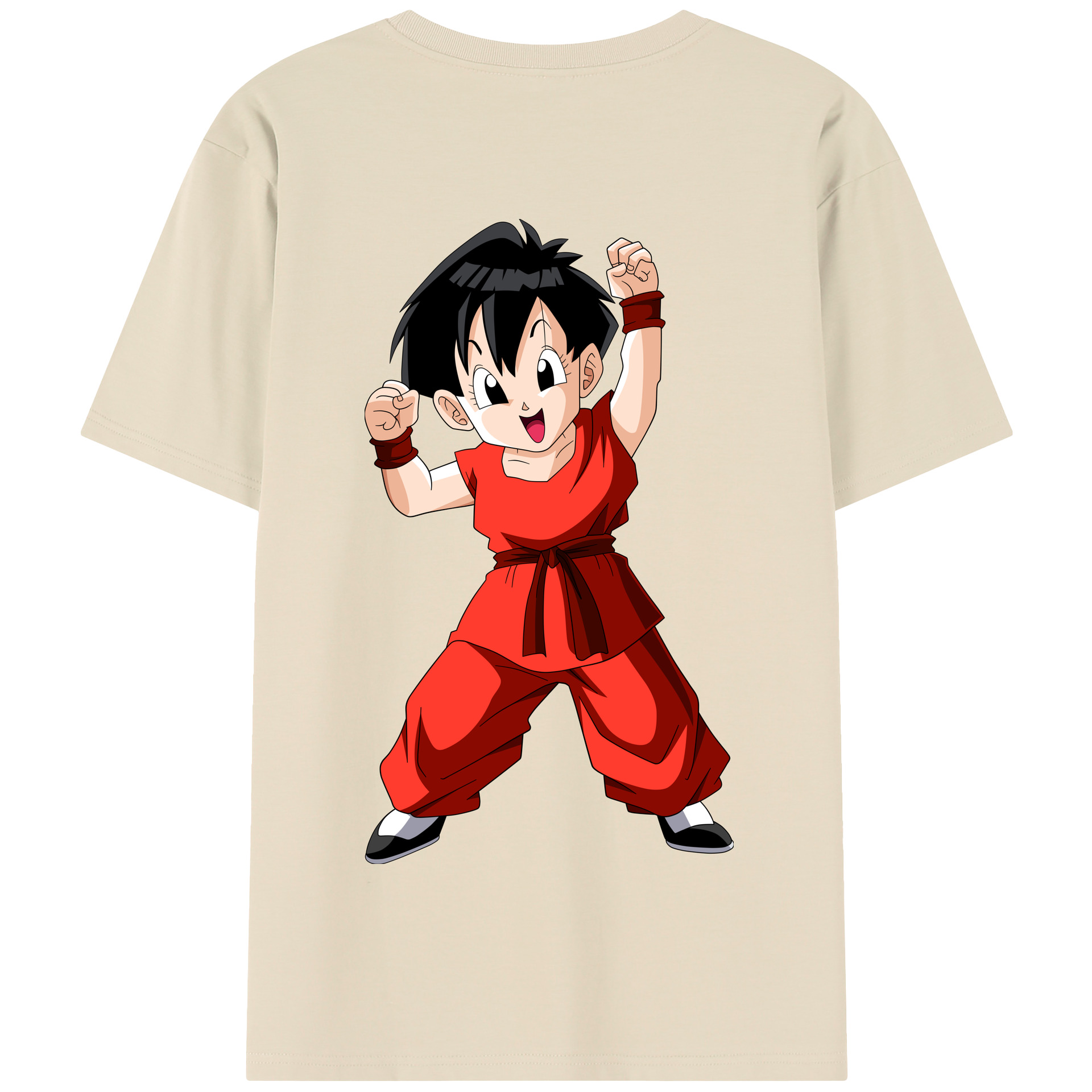 （画像用） ドラゴンボール パン DRAGON BALL Pan 綿100％半袖Tシャツ（背面プリント）