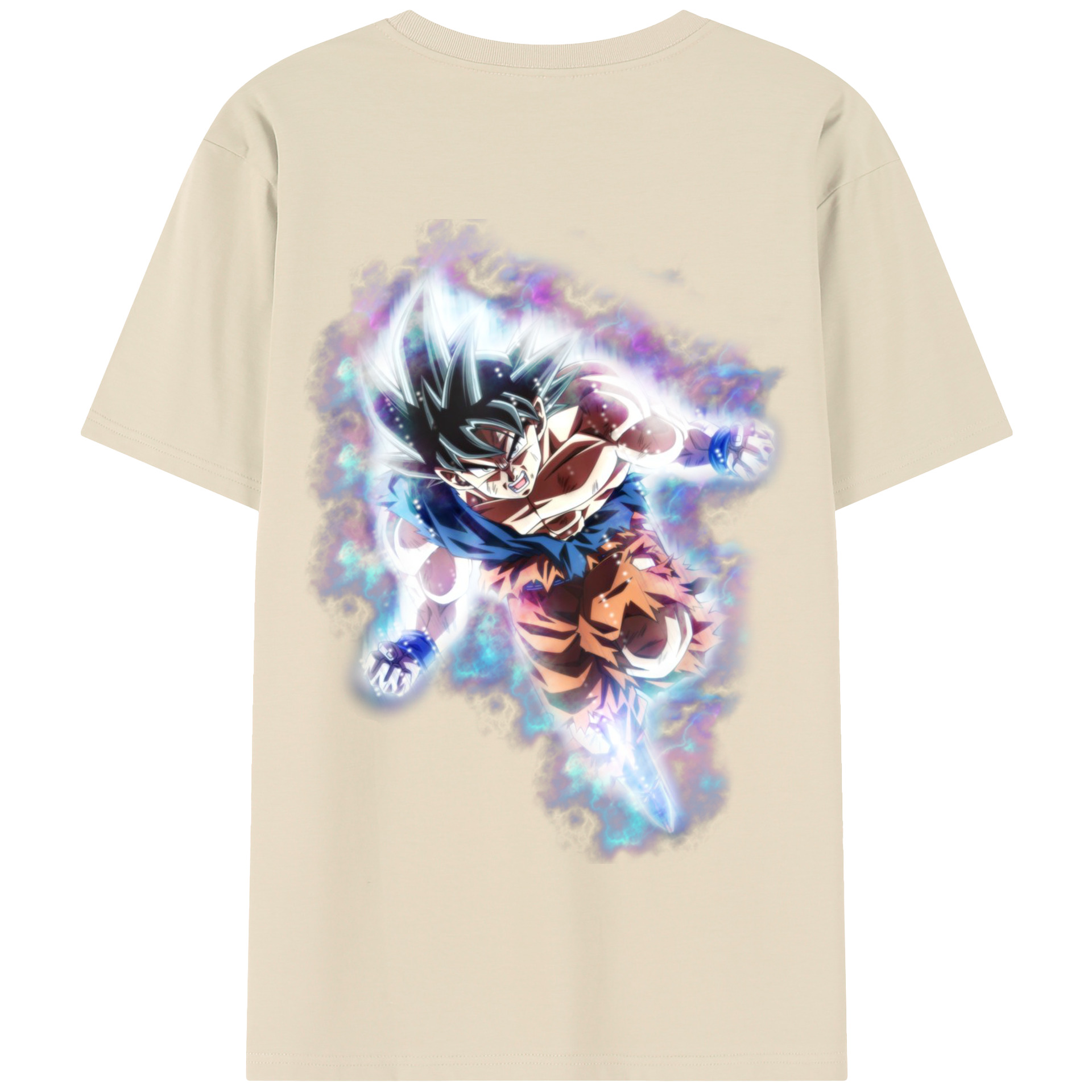 （画像用） ドラゴンボール 孫悟空（そん ごくう）Son Goku カカロット DRAGON BALL Kakarotto 綿100％半袖Tシャツ（背面プリント）
