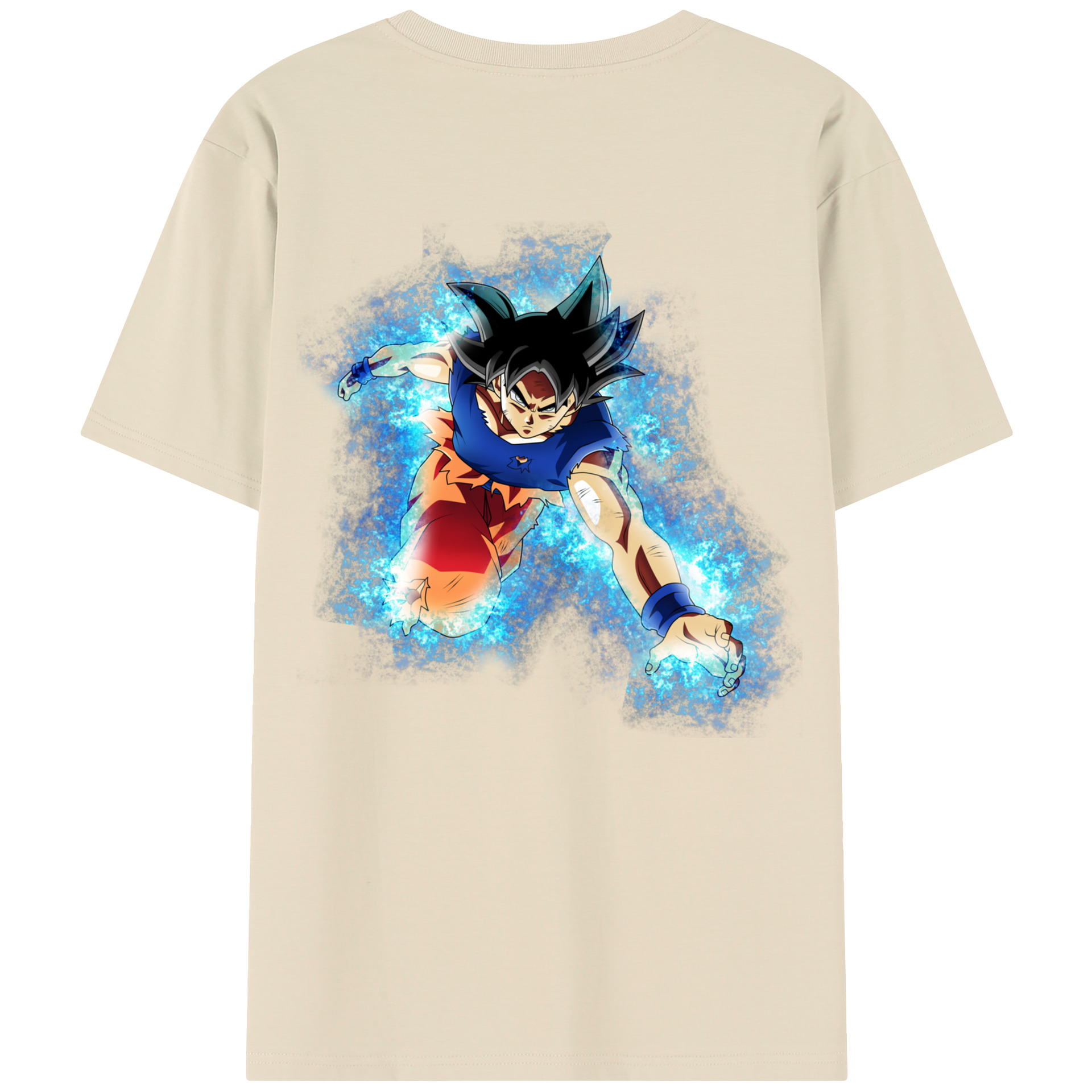 （画像用） ドラゴンボール 孫悟空（そん ごくう）Son Goku カカロット DRAGON BALL Kakarotto 綿100％半袖Tシャツ（背面プリント）