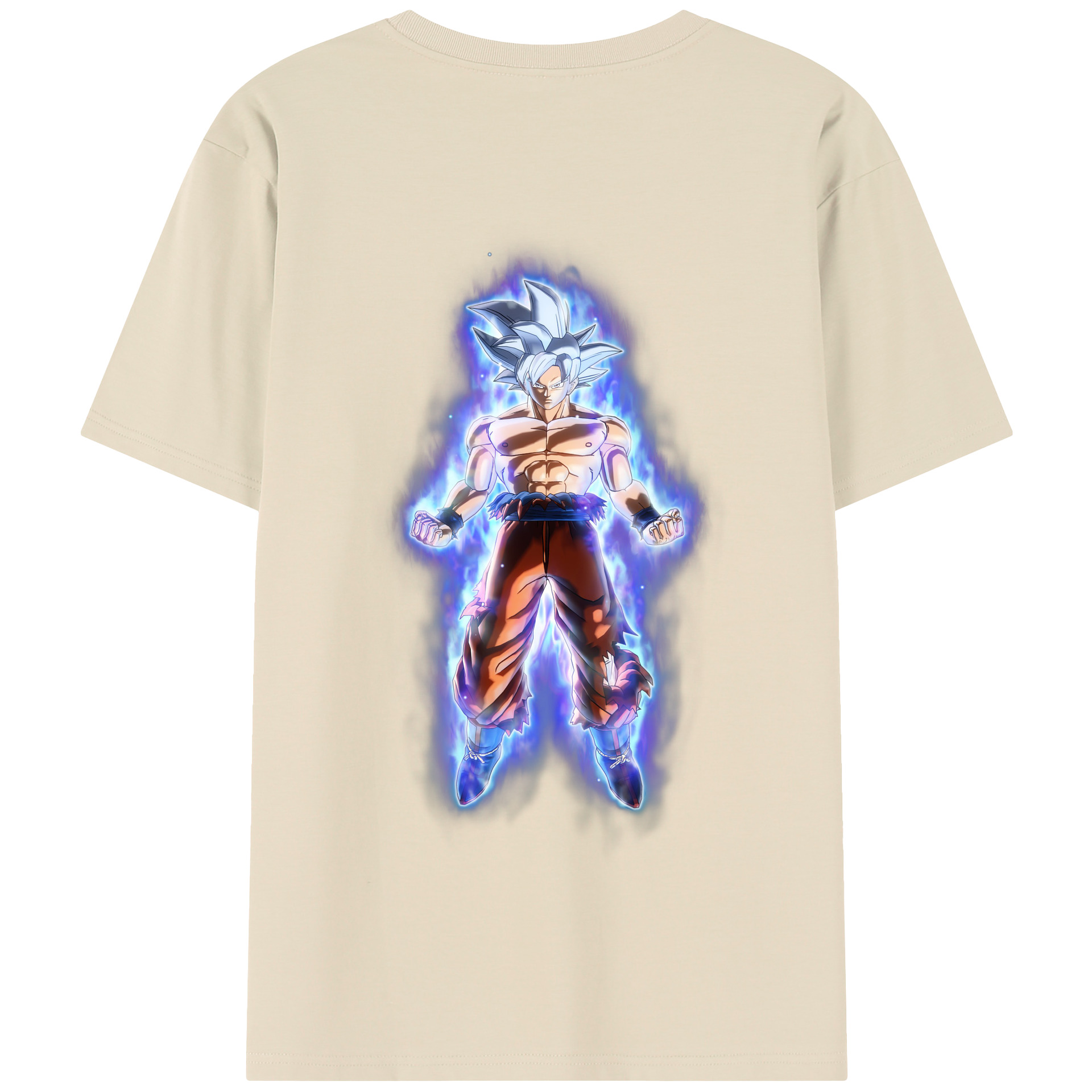 （画像用） ドラゴンボール 孫悟空（そん ごくう）Son Goku カカロット DRAGON BALL Kakarotto 綿100％半袖Tシャツ（背面プリント）