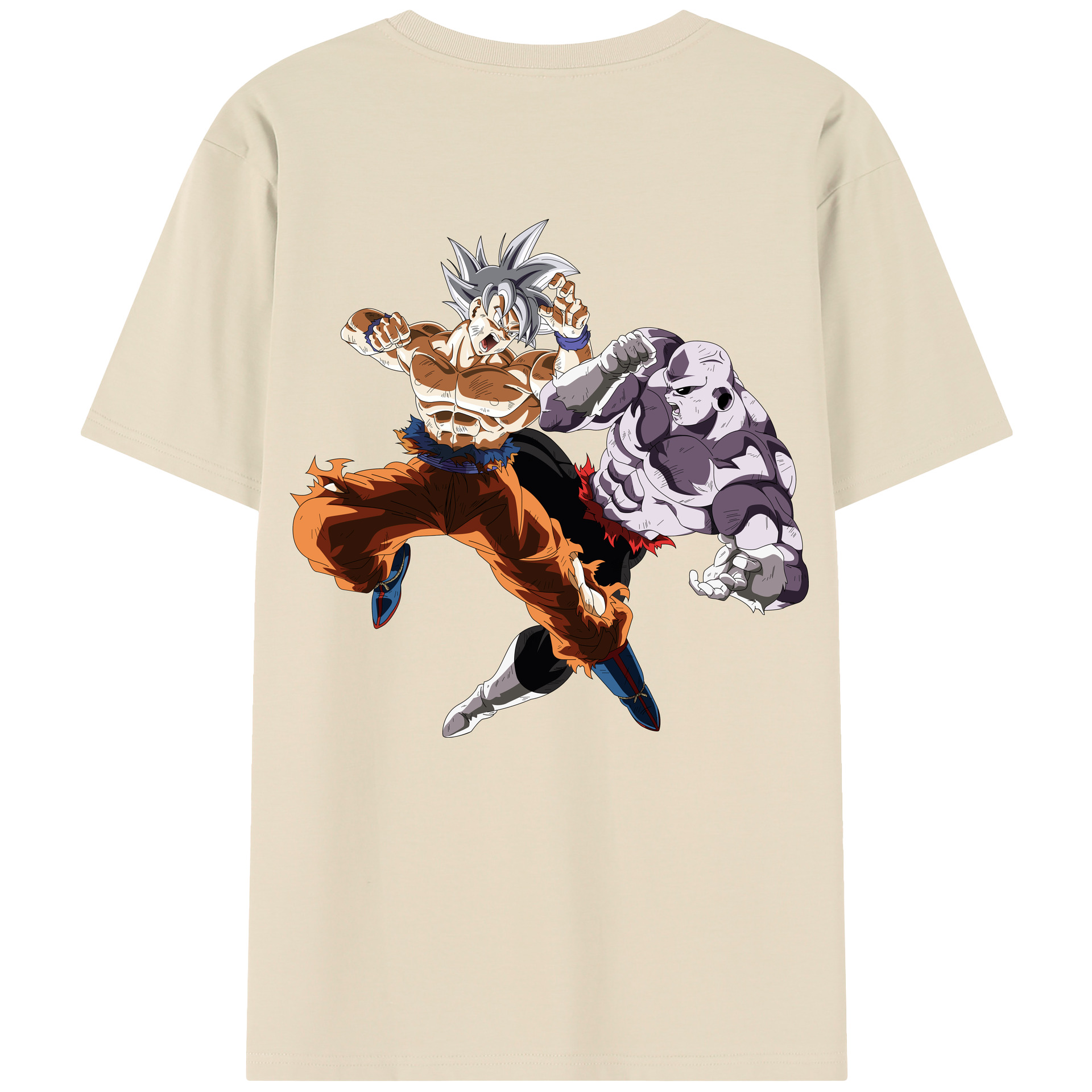 （画像用） ドラゴンボール 孫悟空（そん ごくう）Son Goku カカロット DRAGON BALL Kakarotto 綿100％半袖Tシャツ（背面プリント）