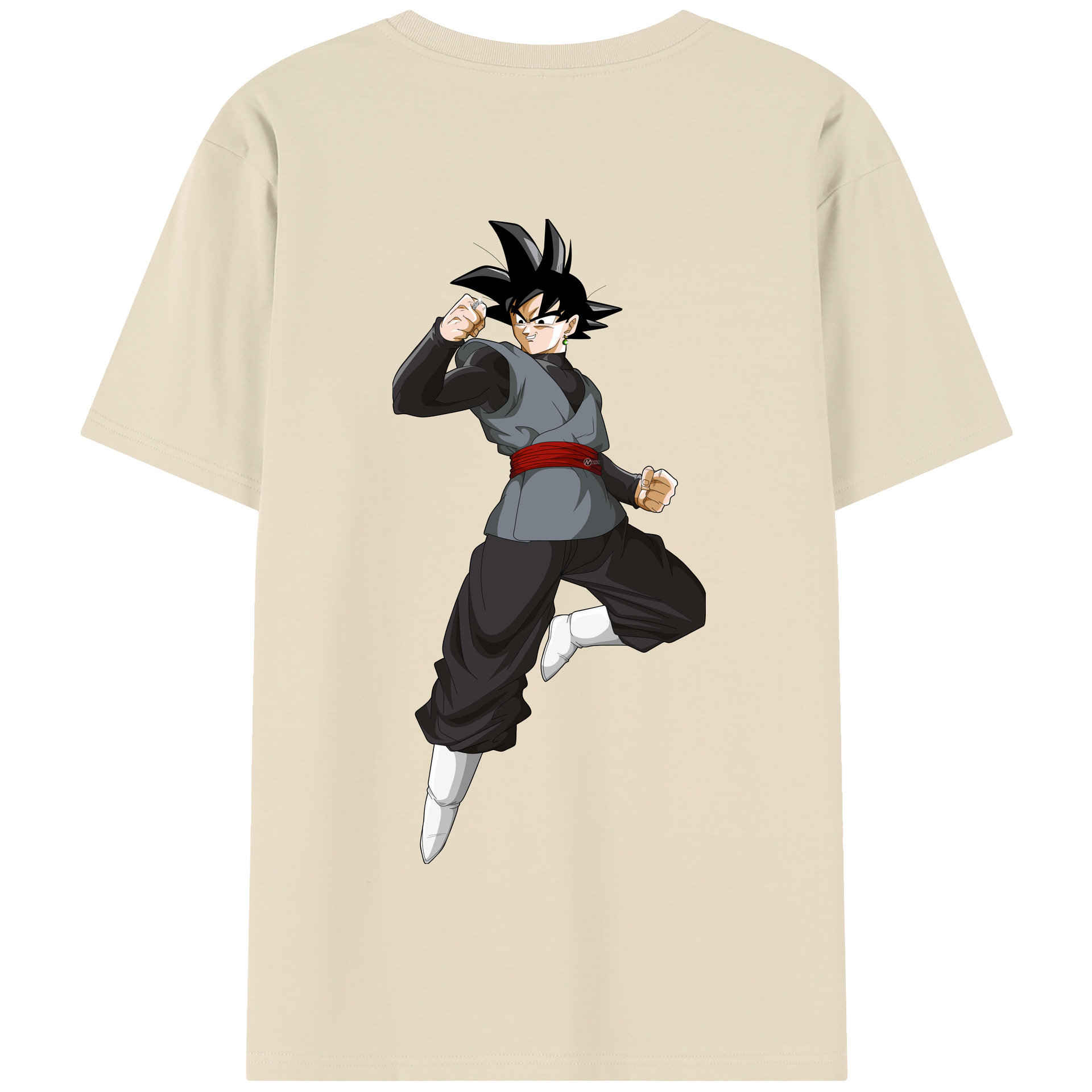 （画像用） ドラゴンボール ベジータ四世（Bejīta Yonsei）DRAGON BALL Vegeta IV 綿100％半袖Tシャツ（背面プリント）
