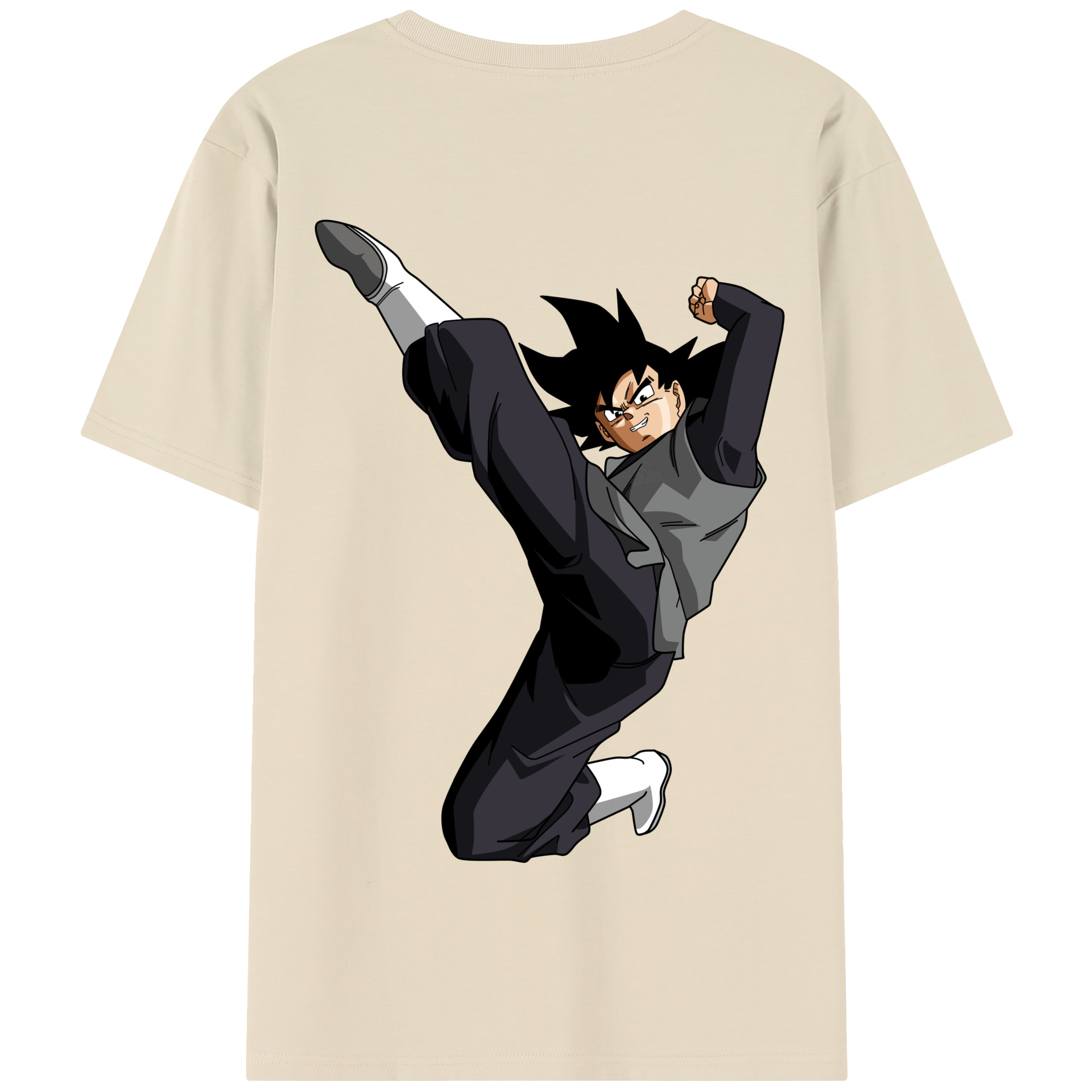 （画像用） ドラゴンボール ベジータ四世（Bejīta Yonsei）DRAGON BALL Vegeta IV 綿100％半袖Tシャツ（背面プリント）