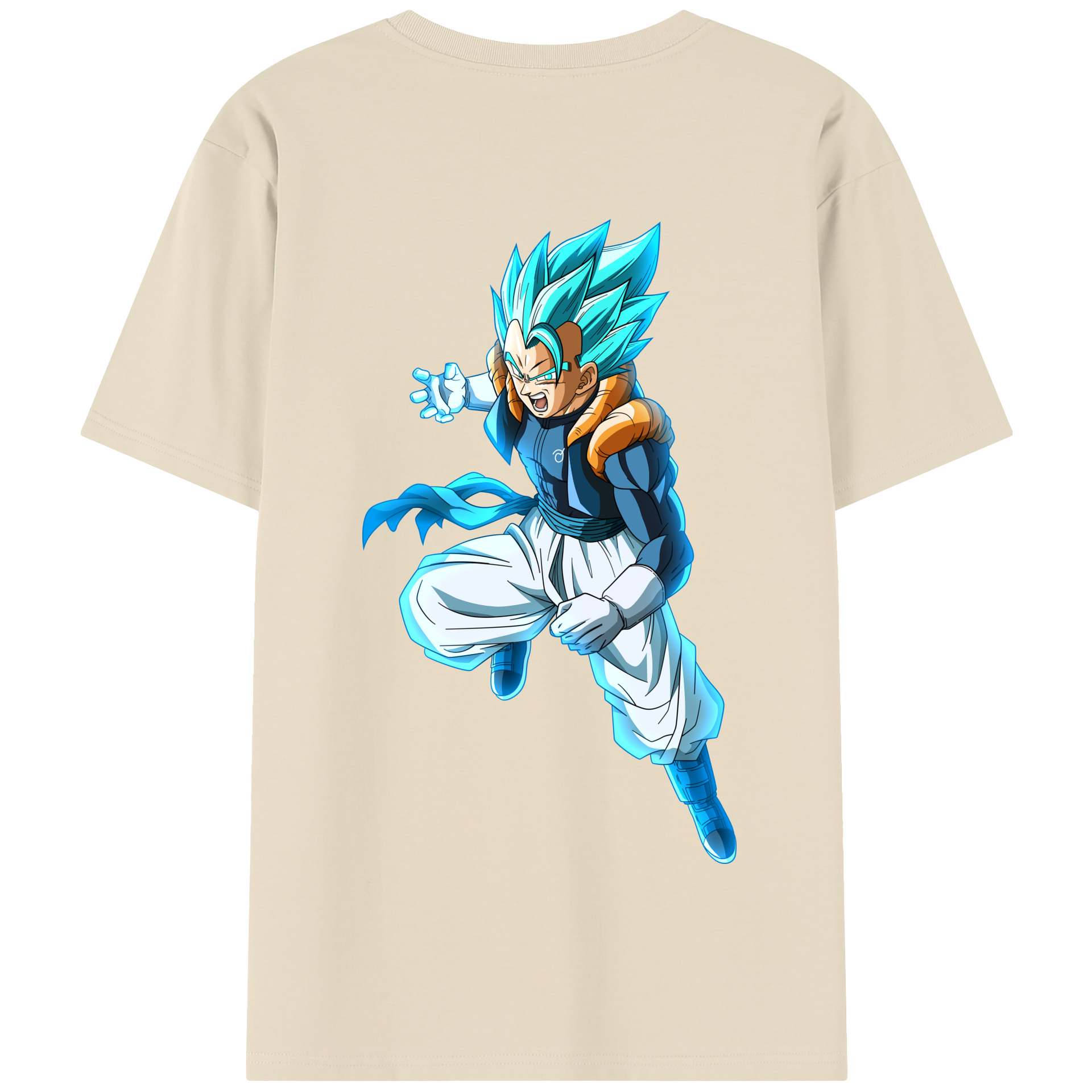 （画像用） ドラゴンボール ベジータ四世（Bejīta Yonsei）DRAGON BALL Vegeta IV 綿100％半袖Tシャツ（背面プリント）