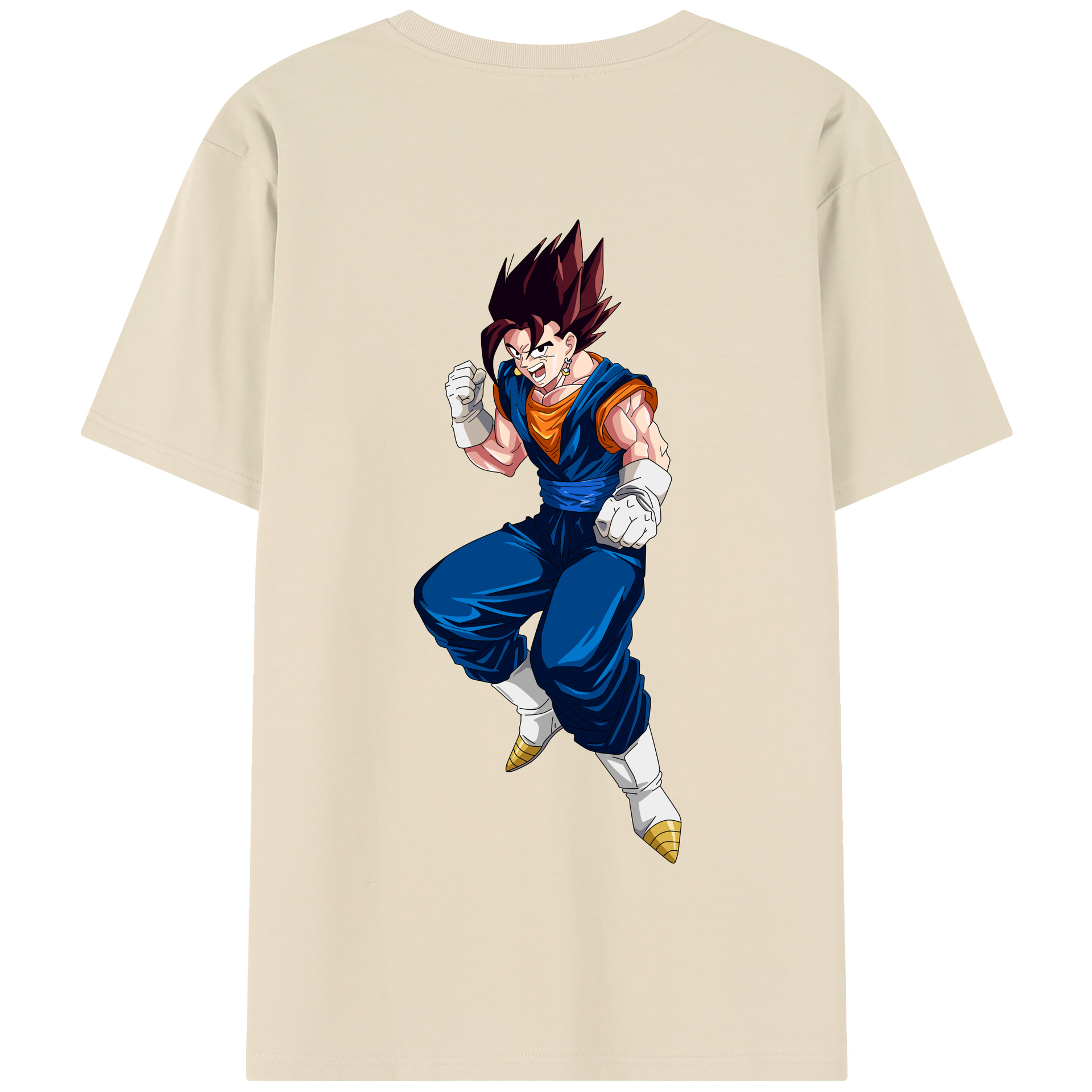 （画像用） ドラゴンボール 孫 悟飯（そんごはん）DRAGON BALL Son Gohan 綿100％半袖Tシャツ（背面プリント）