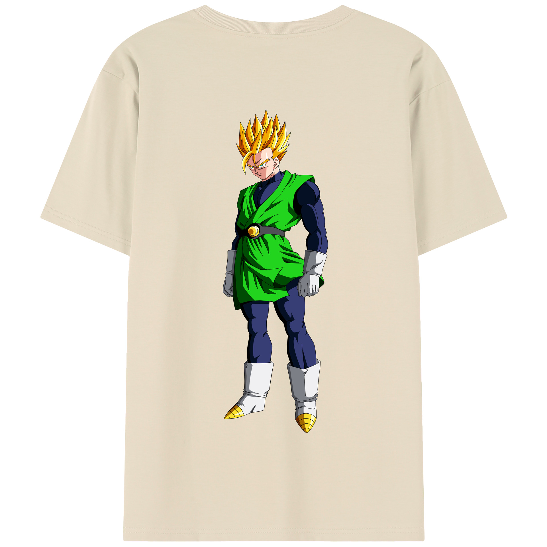 （画像用） ドラゴンボール 孫 悟飯（そんごはん）DRAGON BALL Son Gohan 綿100％半袖Tシャツ（背面プリント）