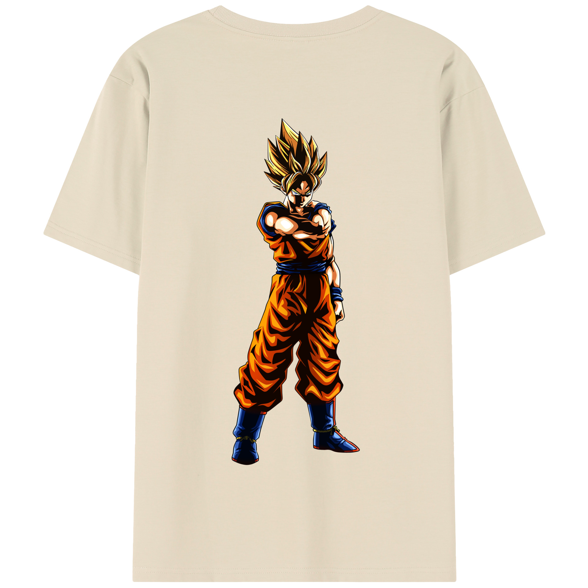 （画像用） ドラゴンボール 孫 悟飯（そんごはん）DRAGON BALL Son Gohan 綿100％半袖Tシャツ（背面プリント）