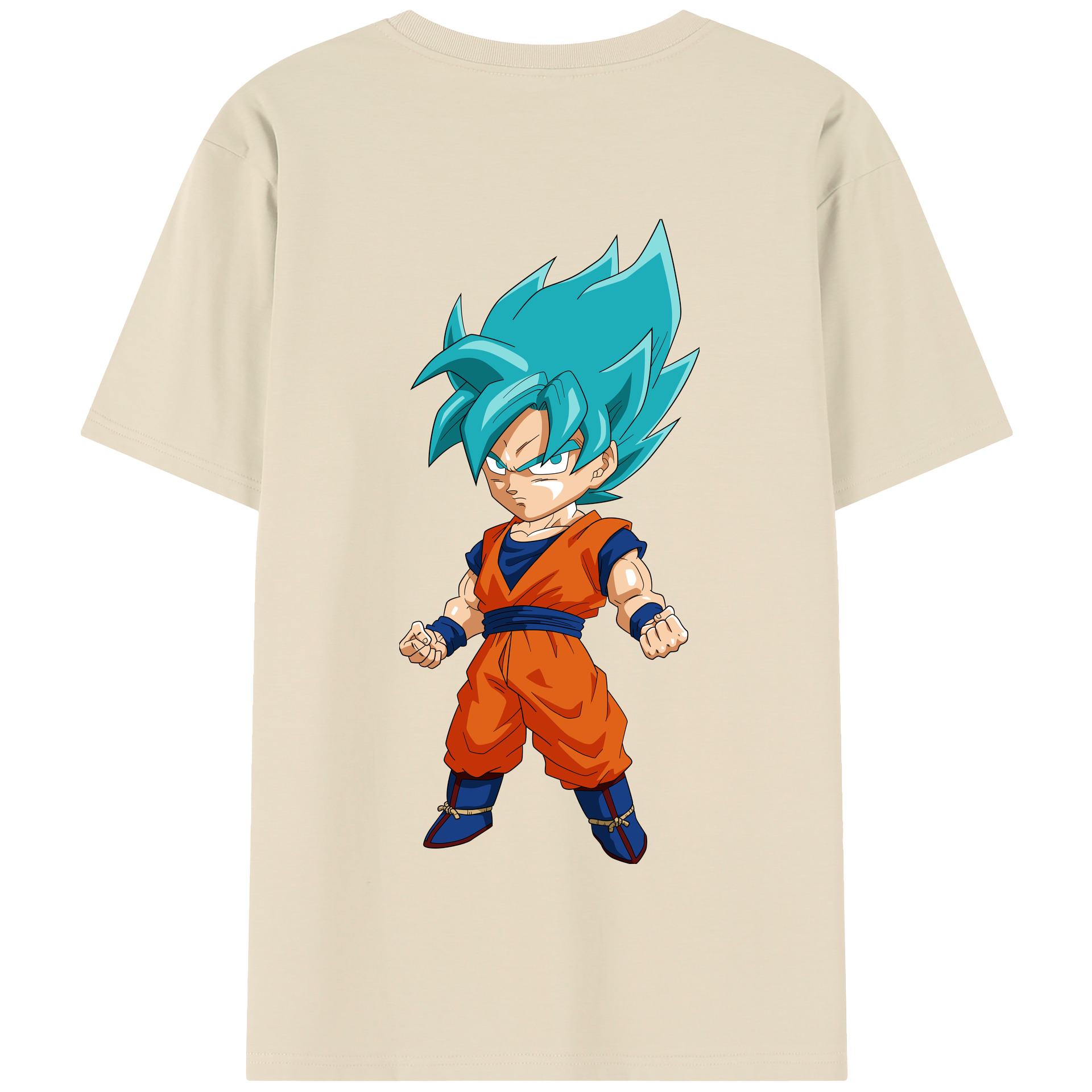 （画像用） ドラゴンボール 孫 悟飯（そんごはん）DRAGON BALL Son Gohan 綿100％半袖Tシャツ（背面プリント）