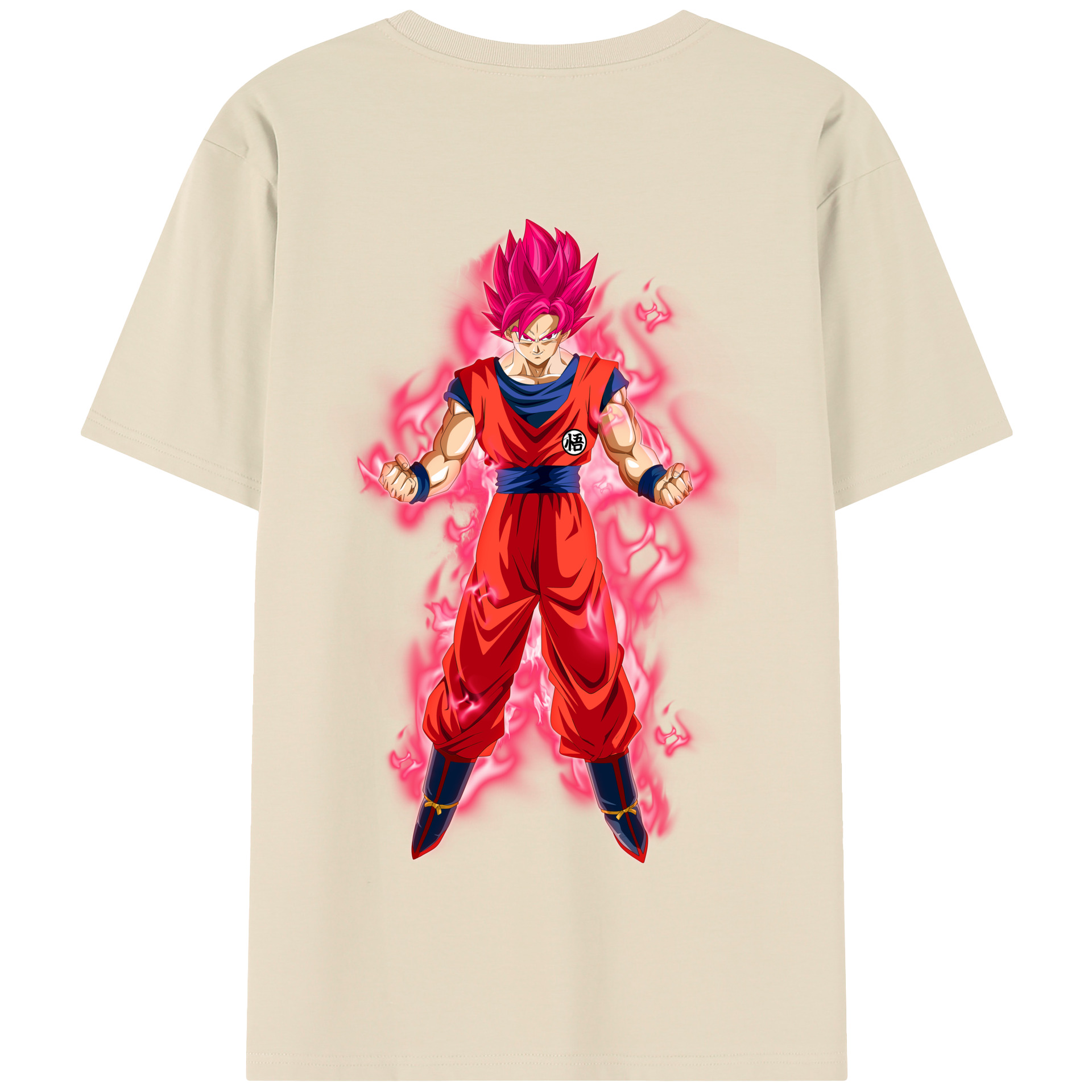 （画像用） ドラゴンボール 孫 悟飯（そんごはん）DRAGON BALL Son Gohan 綿100％半袖Tシャツ（背面プリント）