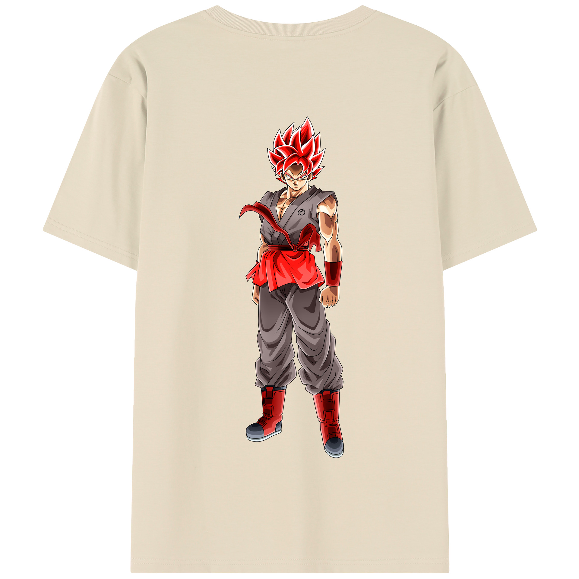（画像用） ドラゴンボール 孫 悟飯（そんごはん）DRAGON BALL Son Gohan 綿100％半袖Tシャツ（背面プリント）