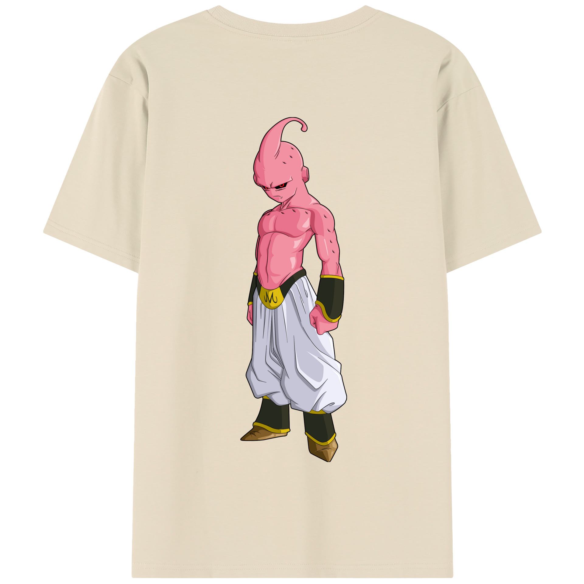 （画像用） ドラゴンボール 魔人ブウ DRAGON BALL Majin Buu 綿100％半袖Tシャツ（背面プリント）