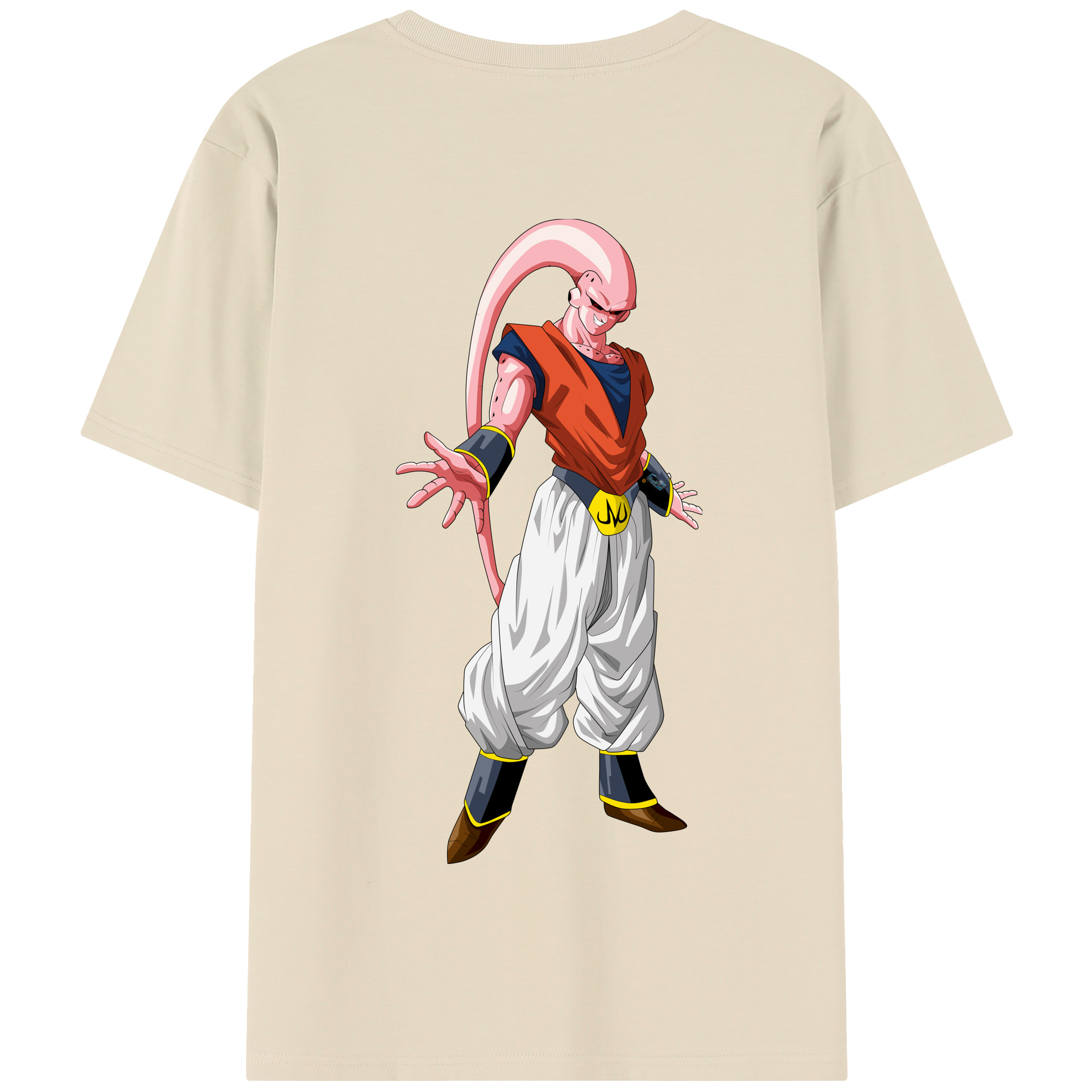 （画像用） ドラゴンボール 魔人ブウ DRAGON BALL Majin Buu 綿100％半袖Tシャツ（背面プリント）