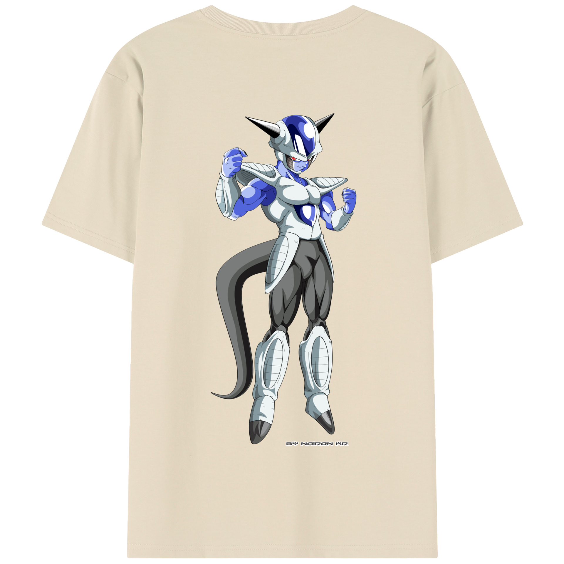 （画像用） ドラゴンボール フリーザ DRAGON BALL Frieza 綿100％半袖Tシャツ（背面プリント）