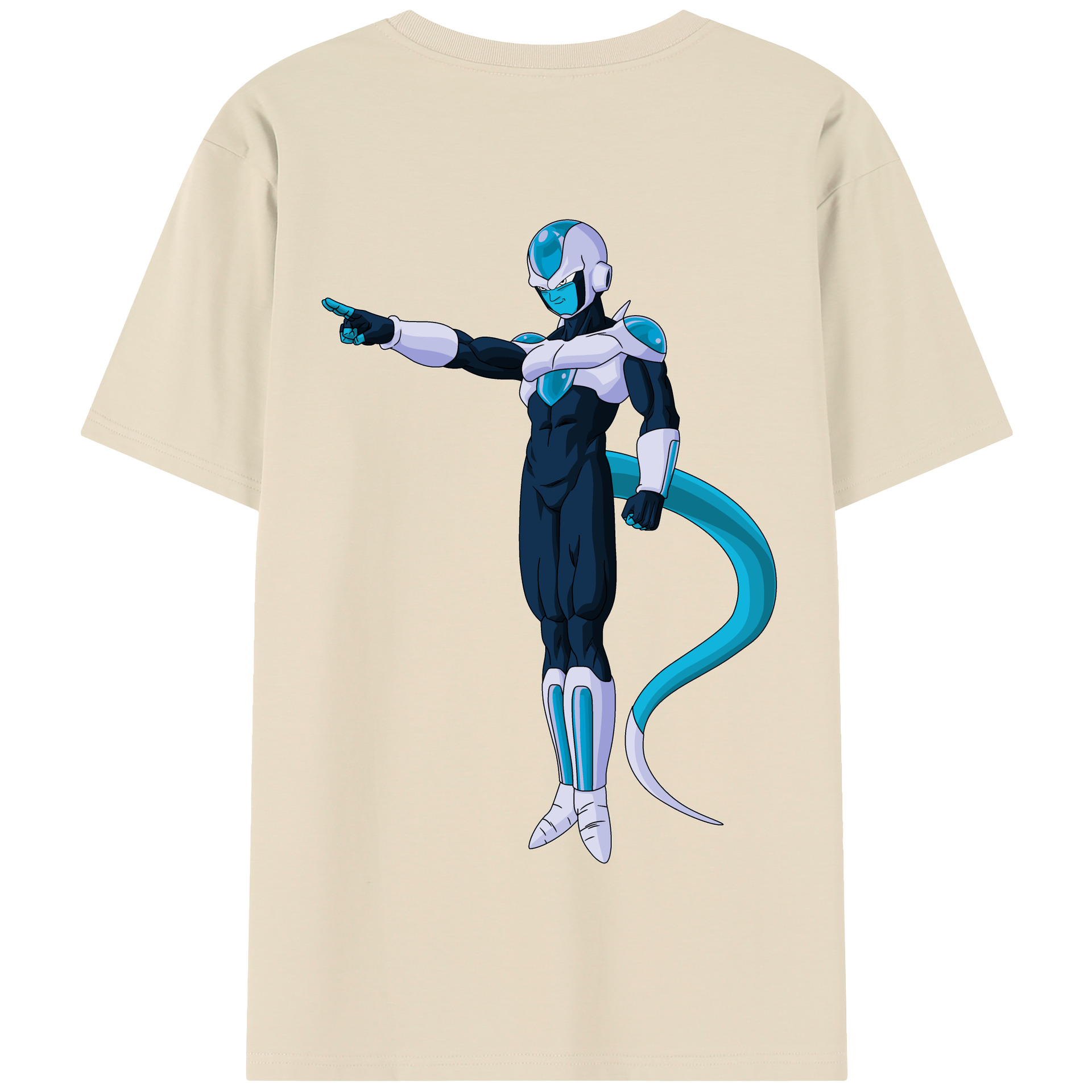 （画像用） ドラゴンボール フリーザ DRAGON BALL Frieza 綿100％半袖Tシャツ（背面プリント）