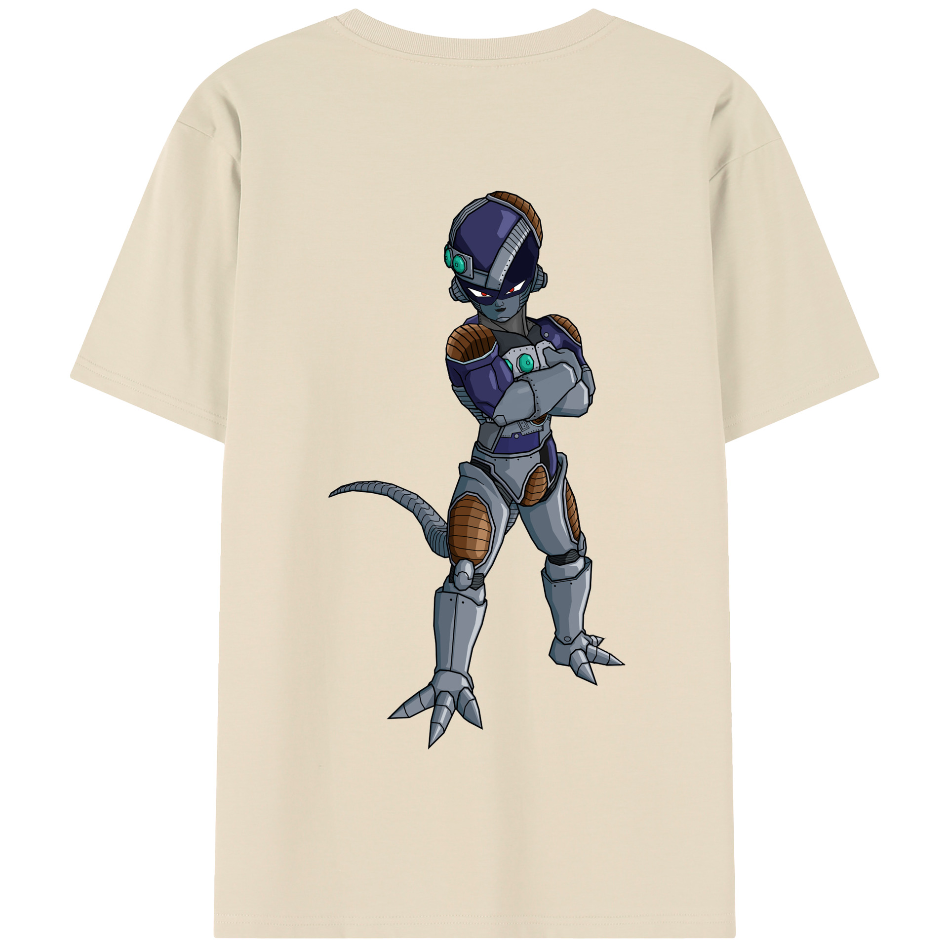 （画像用） ドラゴンボール フリーザ DRAGON BALL Frieza 綿100％半袖Tシャツ（背面プリント）