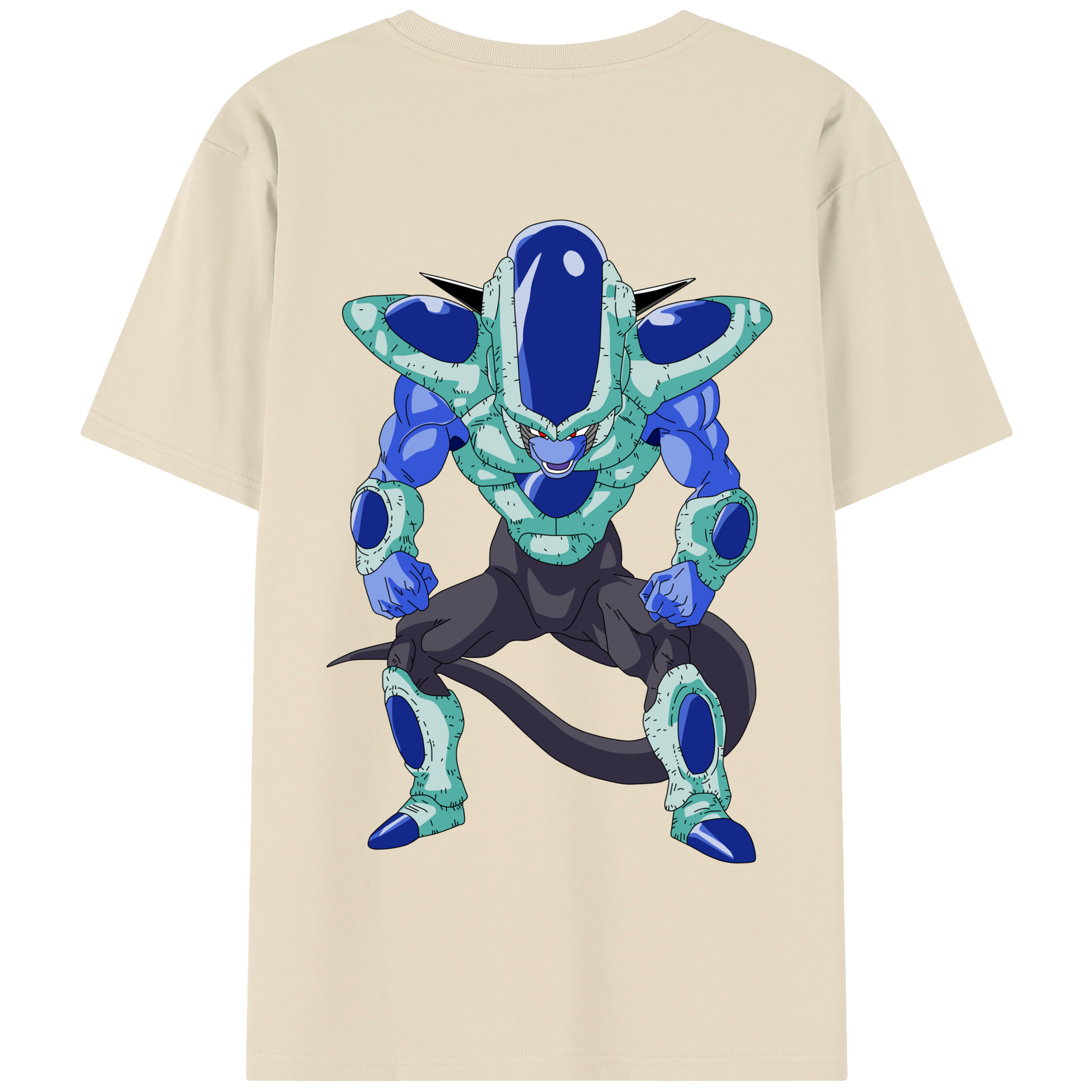 （画像用） ドラゴンボール フリーザ DRAGON BALL Frieza 綿100％半袖Tシャツ（背面プリント）
