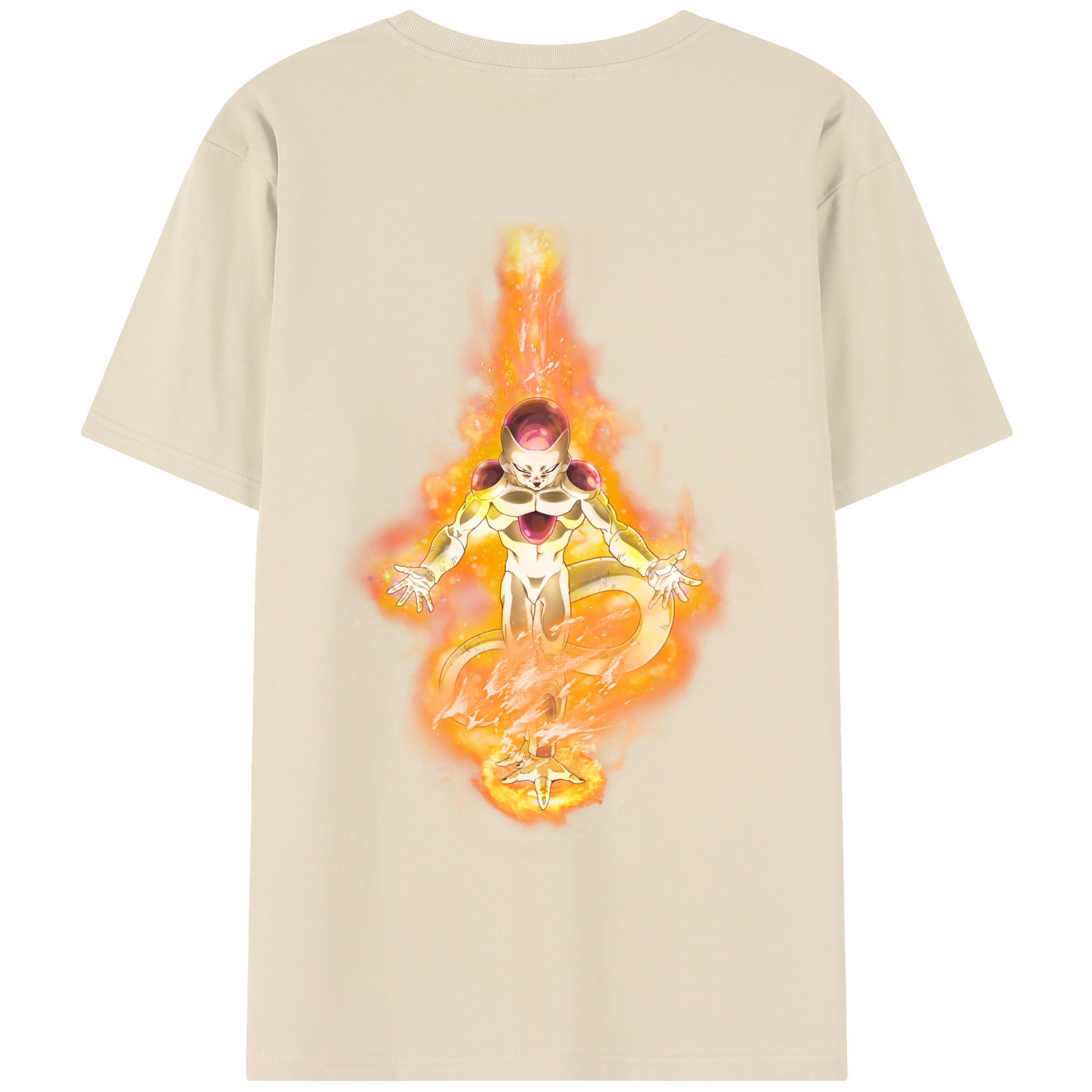 （画像用） ドラゴンボール フリーザ DRAGON BALL Frieza 綿100％半袖Tシャツ（背面プリント）