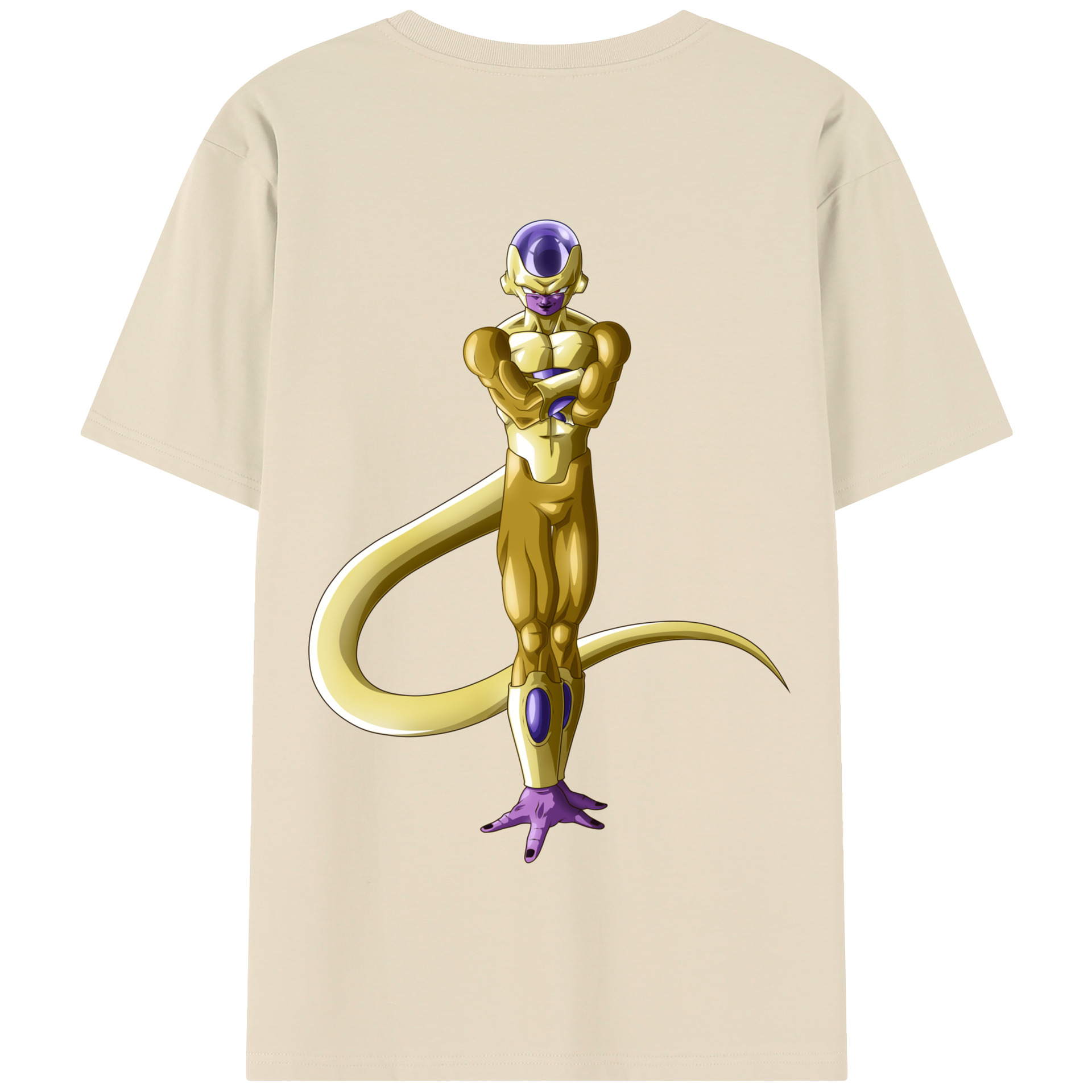 （画像用） ドラゴンボール フリーザ DRAGON BALL Frieza 綿100％半袖Tシャツ（背面プリント）