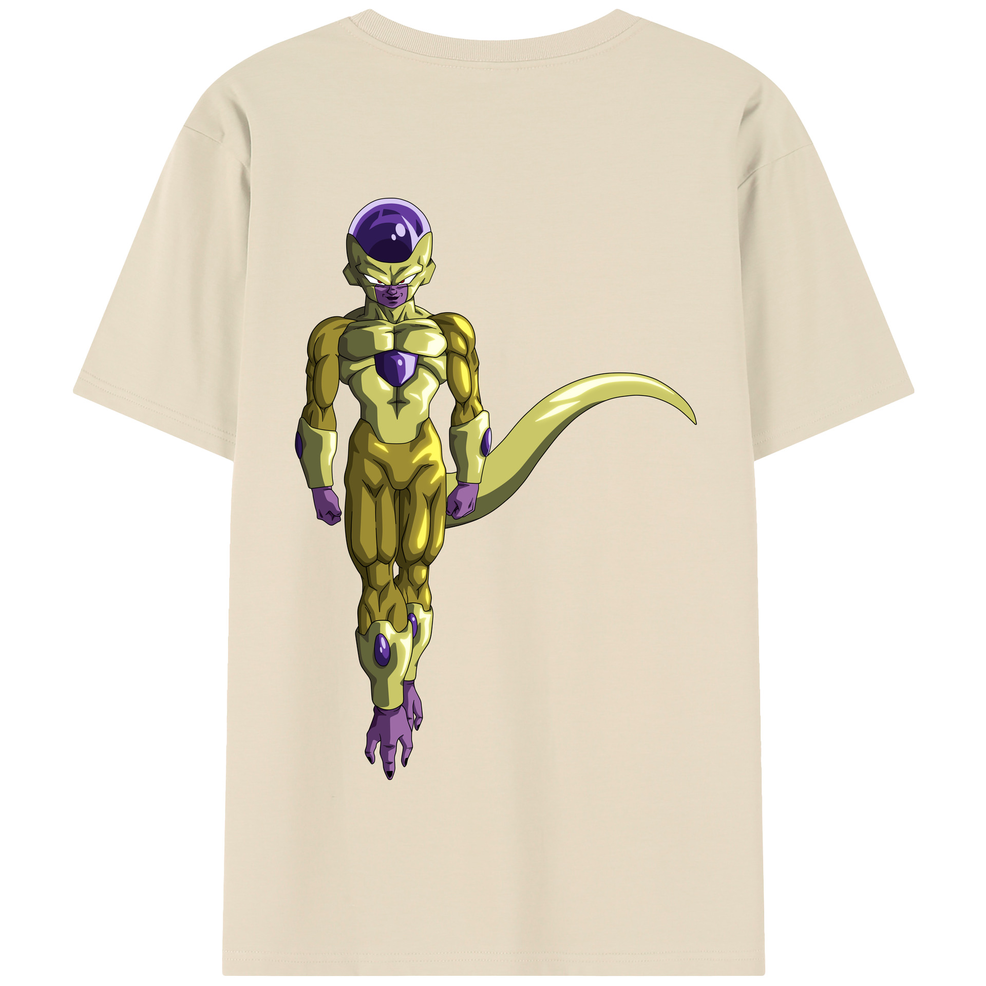 （画像用） ドラゴンボール フリーザ DRAGON BALL Frieza 綿100％半袖Tシャツ（背面プリント）