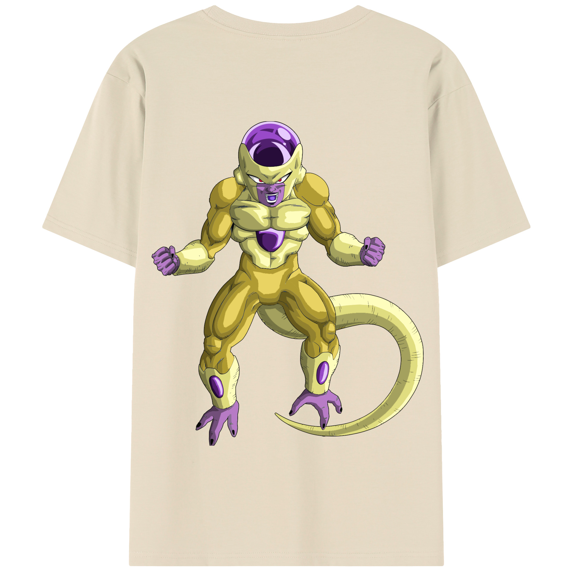（画像用） ドラゴンボール フリーザ DRAGON BALL Frieza 綿100％半袖Tシャツ（背面プリント）