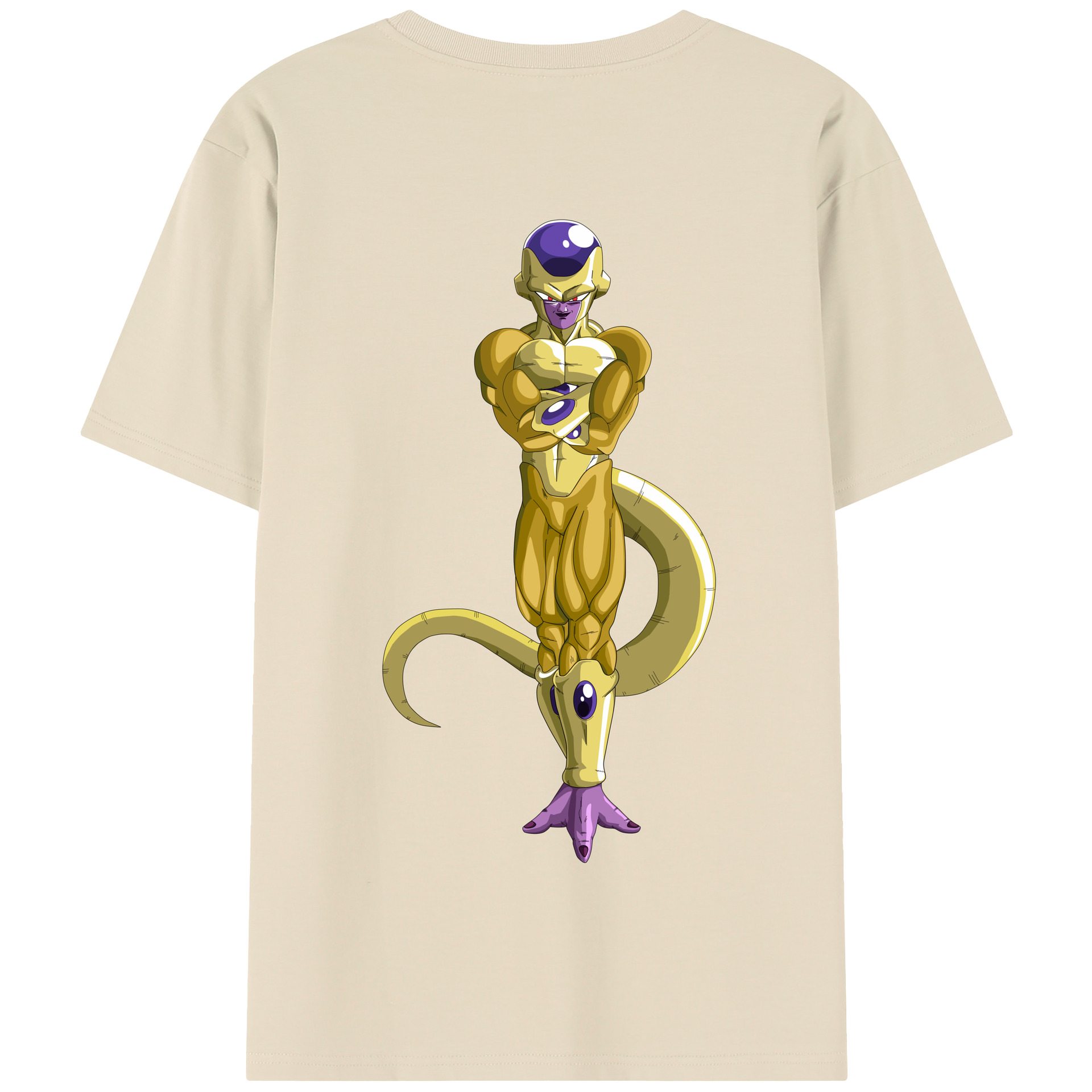 （画像用） ドラゴンボール フリーザ DRAGON BALL Frieza 綿100％半袖Tシャツ（背面プリント）
