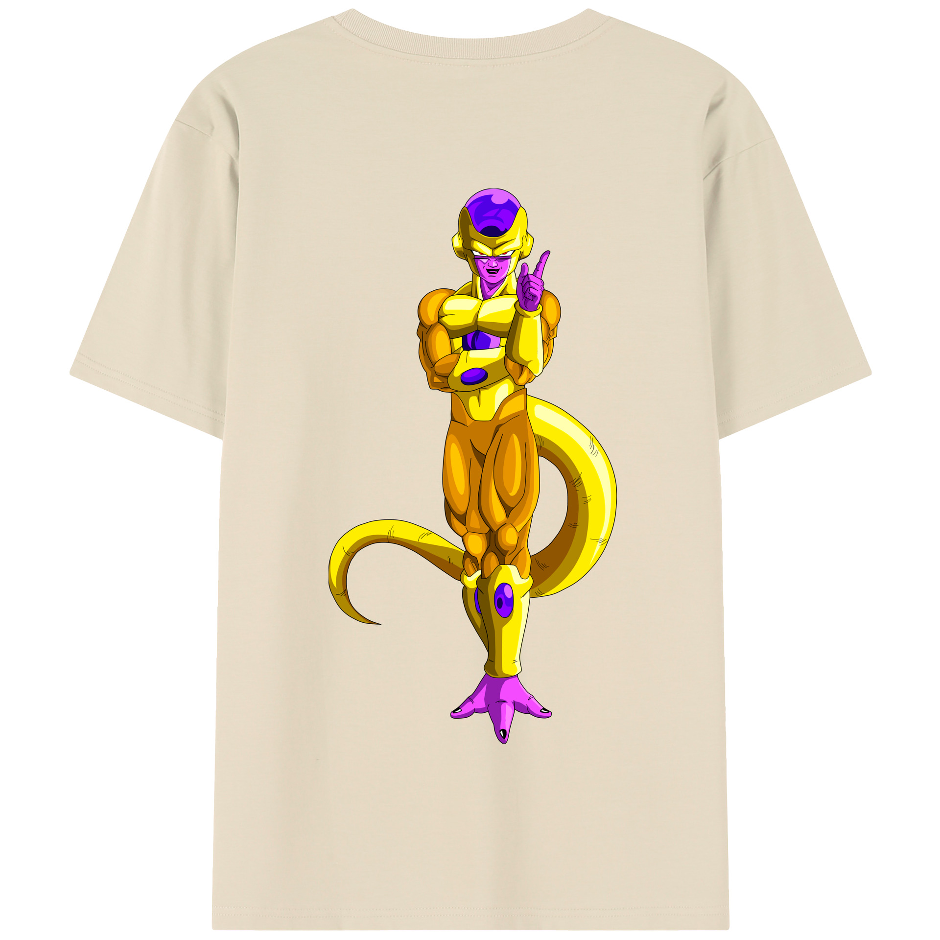 （画像用） ドラゴンボール フリーザ DRAGON BALL Frieza 綿100％半袖Tシャツ（背面プリント）