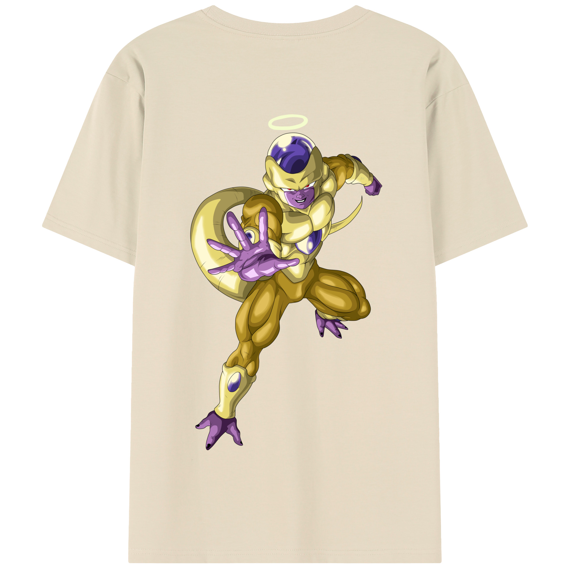（画像用） ドラゴンボール フリーザ DRAGON BALL Frieza 綿100％半袖Tシャツ（背面プリント）
