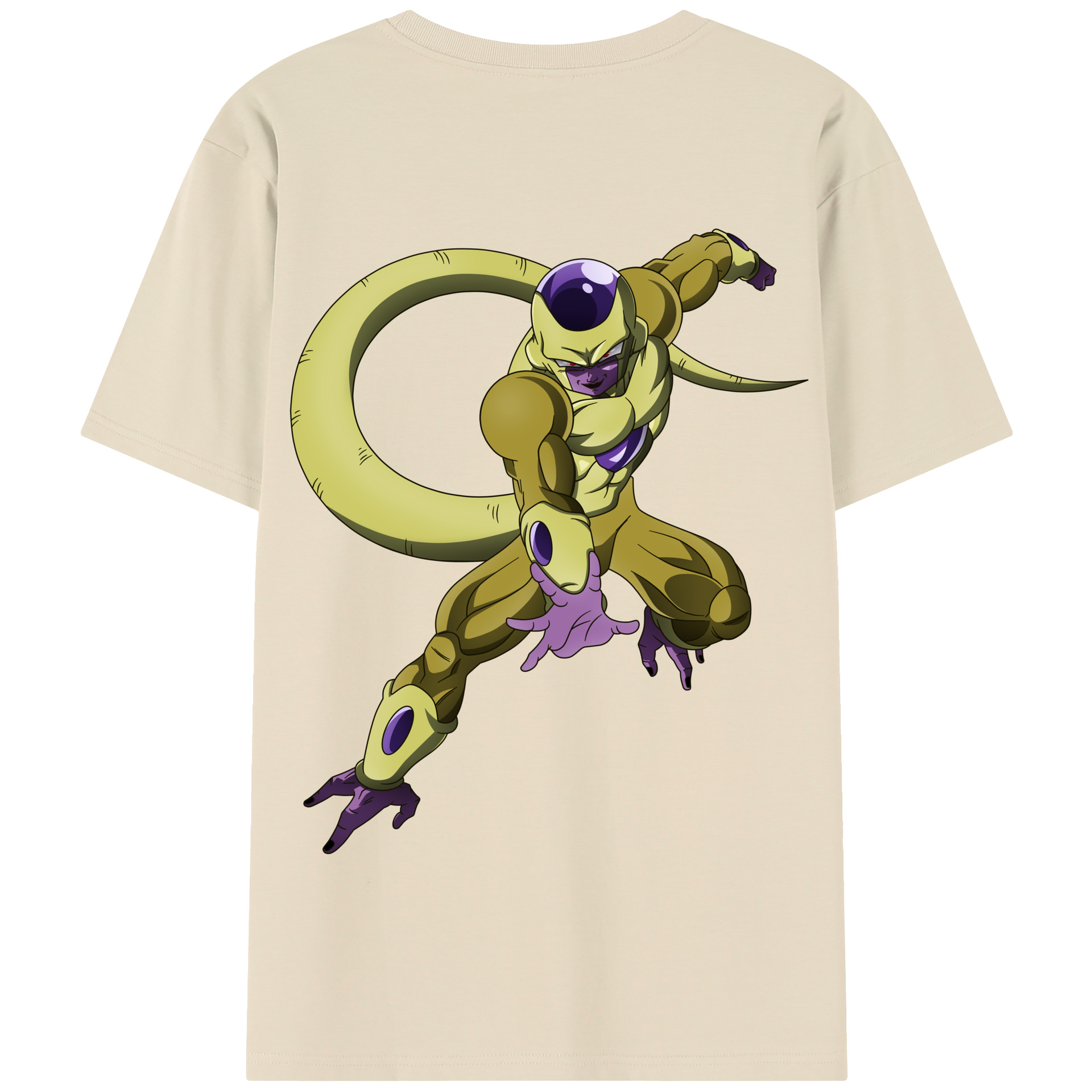 （画像用） ドラゴンボール フリーザ DRAGON BALL Frieza 綿100％半袖Tシャツ（背面プリント）