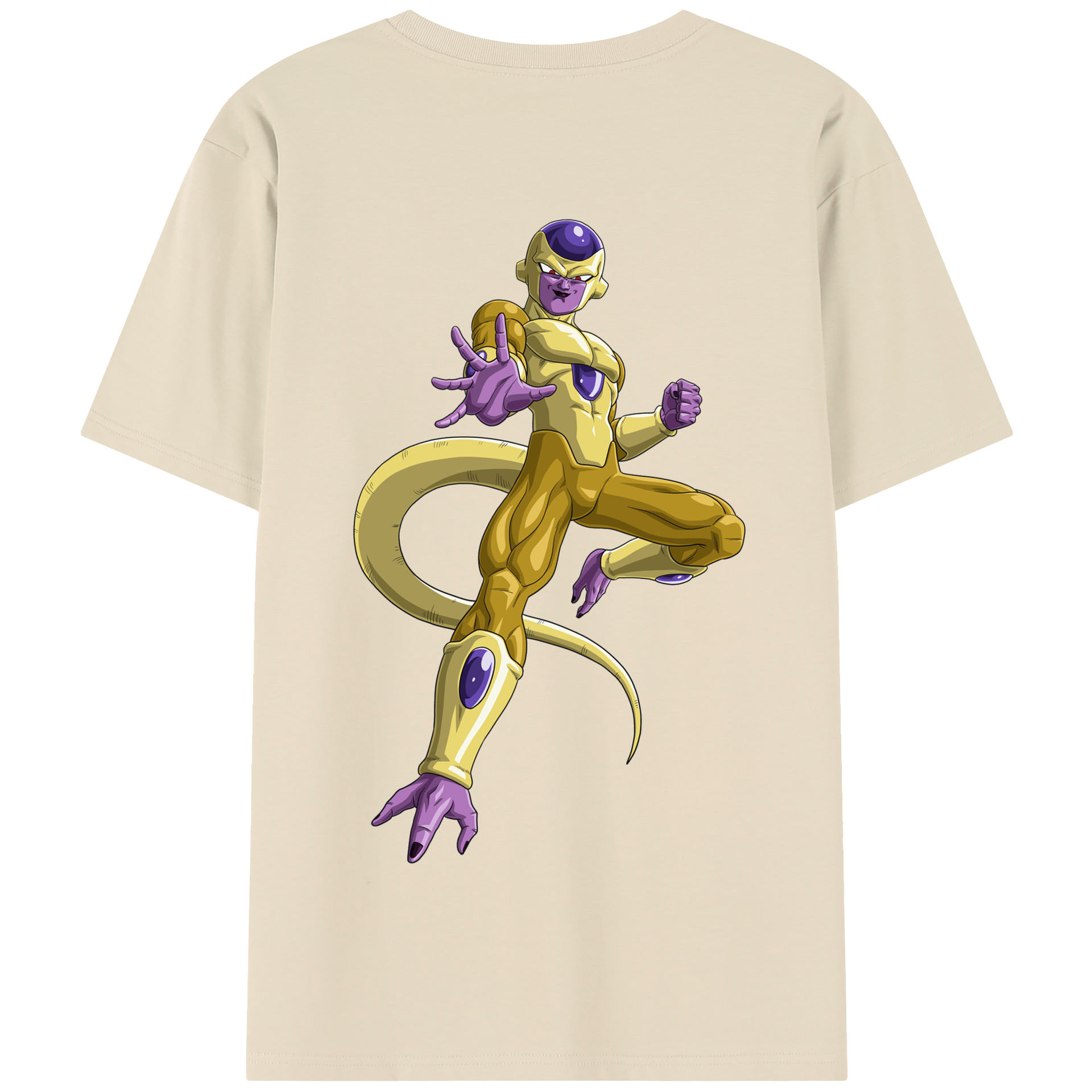 （画像用） ドラゴンボール フリーザ DRAGON BALL Frieza 綿100％半袖Tシャツ（背面プリント）