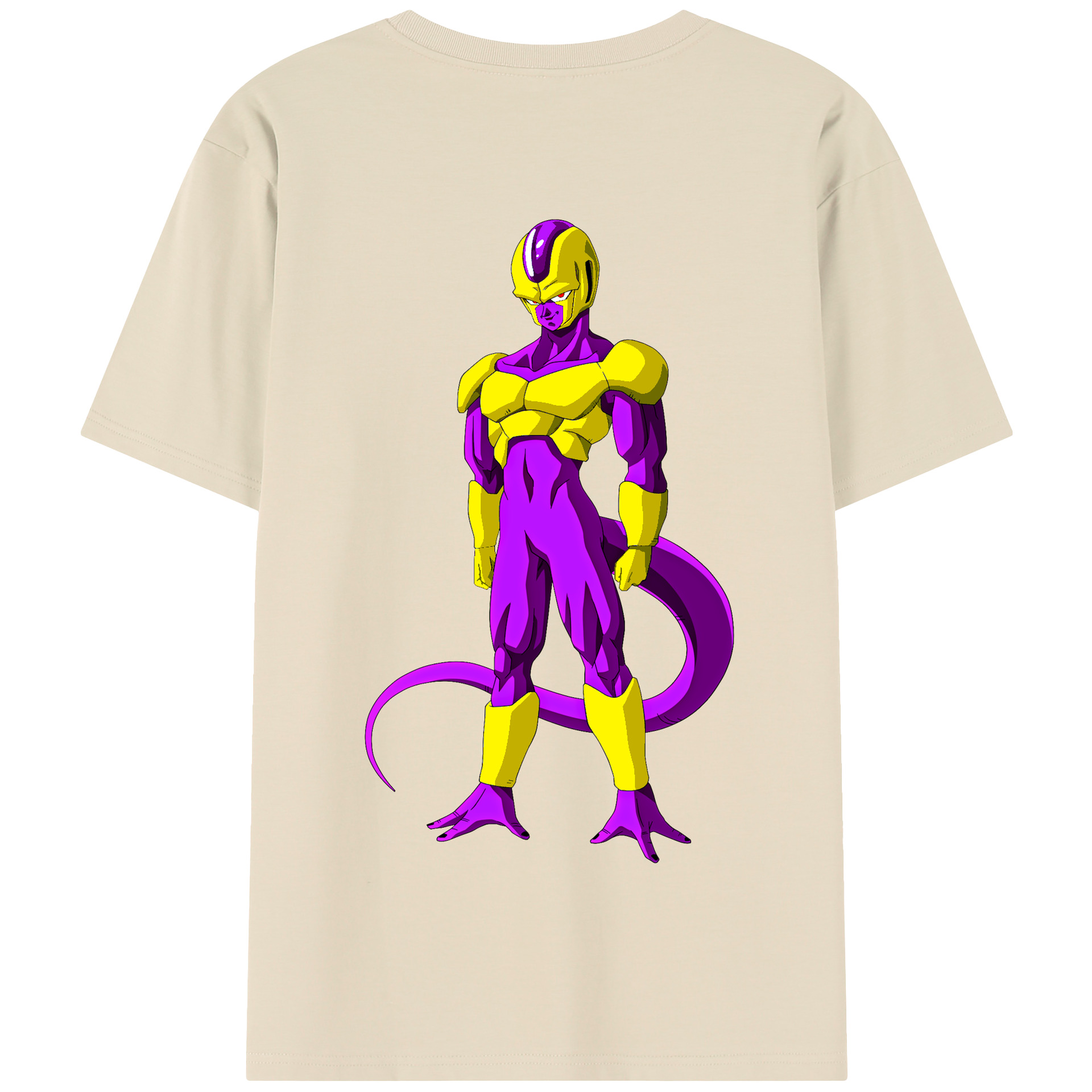 （画像用） ドラゴンボール フリーザ DRAGON BALL Frieza 綿100％半袖Tシャツ（背面プリント）