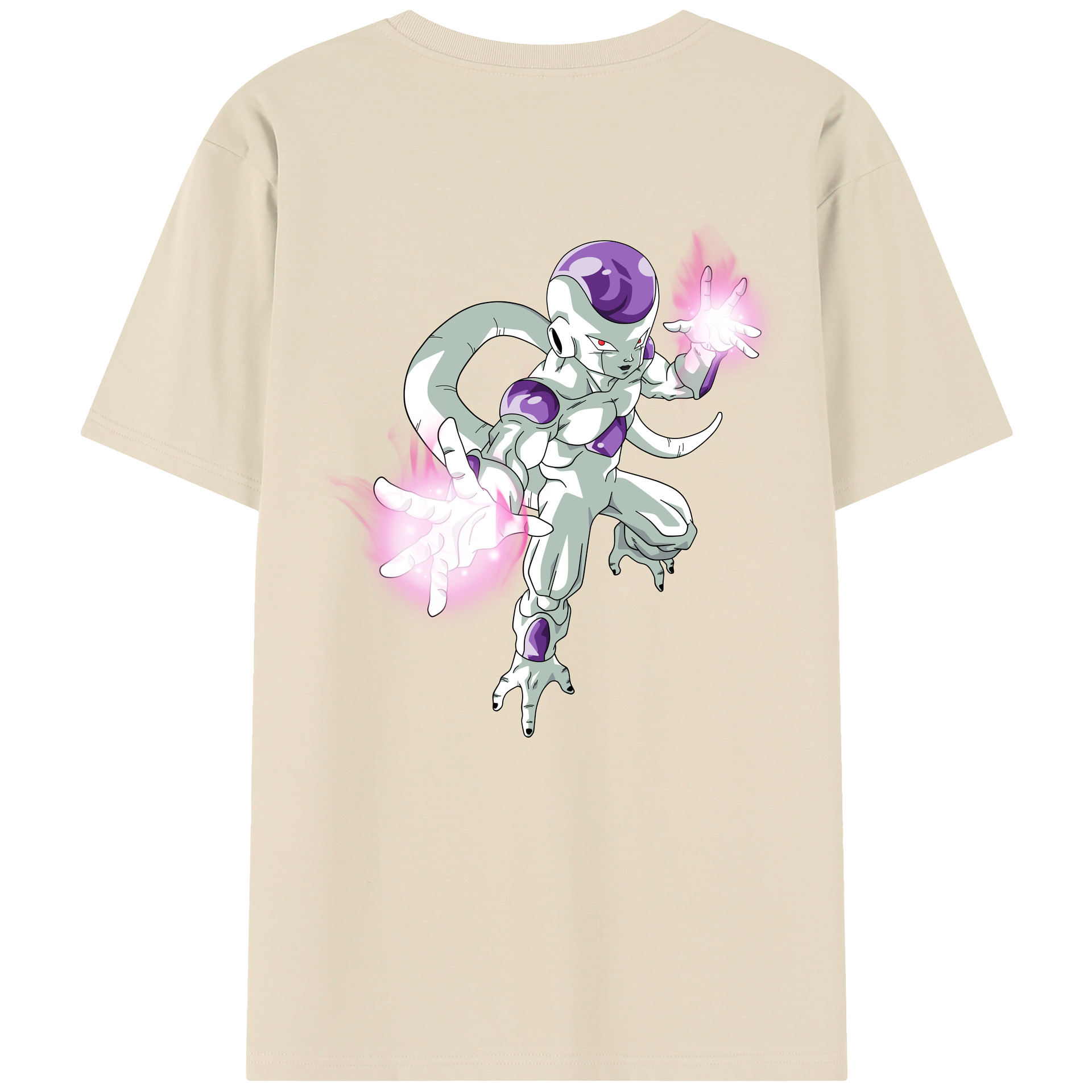 （画像用） ドラゴンボール フリーザ DRAGON BALL Frieza 綿100％半袖Tシャツ（背面プリント）