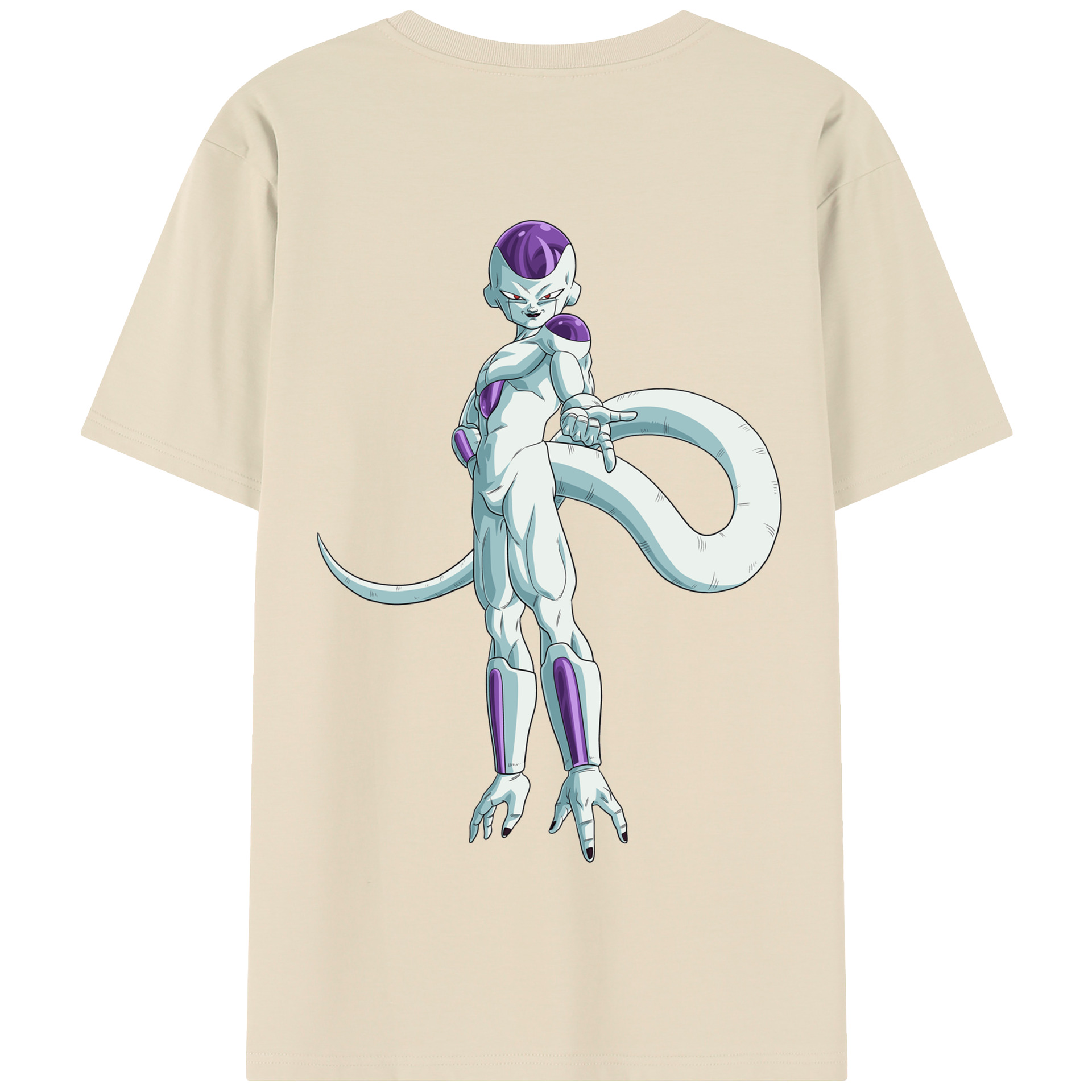 （画像用） ドラゴンボール フリーザ DRAGON BALL Frieza 綿100％半袖Tシャツ（背面プリント）