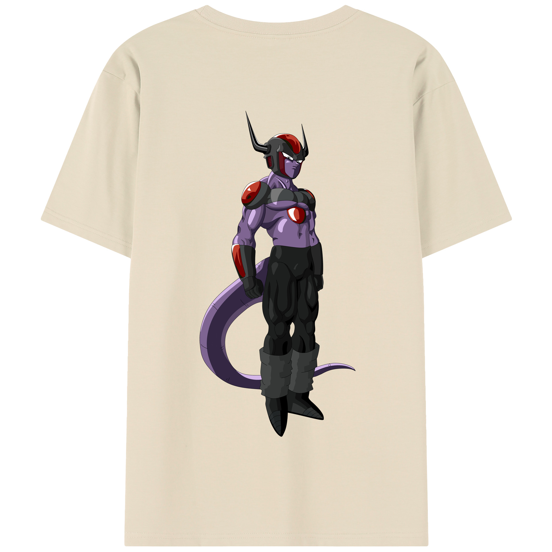 （画像用） ドラゴンボール フリーザ DRAGON BALL Frieza 綿100％半袖Tシャツ（背面プリント）