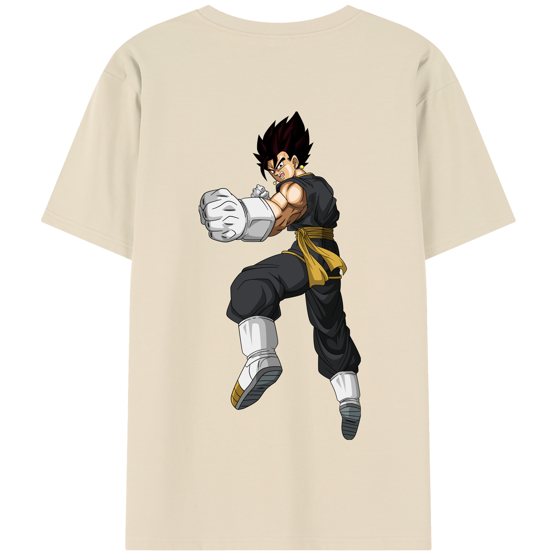 （画像用） ドラゴンボール ベジット DRAGON BALL Vegetto 綿100％半袖Tシャツ（背面プリント）