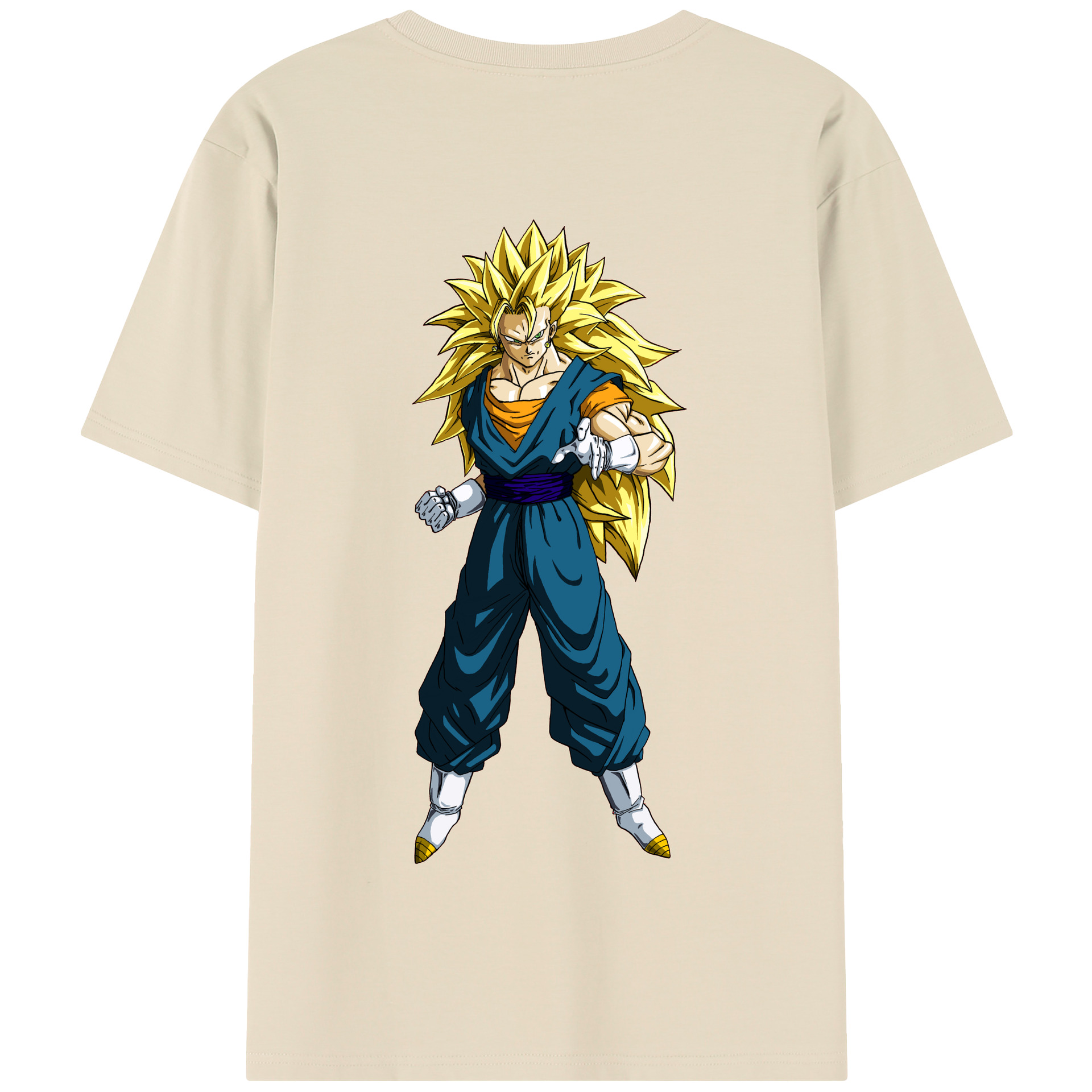 （画像用） ドラゴンボール ベジット DRAGON BALL Vegetto 綿100％半袖Tシャツ（背面プリント）