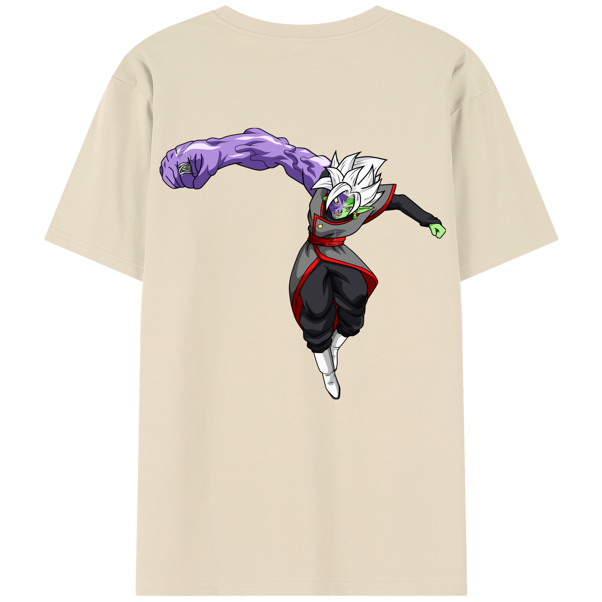 （画像用） ドラゴンボール ベジット DRAGON BALL Vegetto 綿100％半袖Tシャツ（背面プリント）