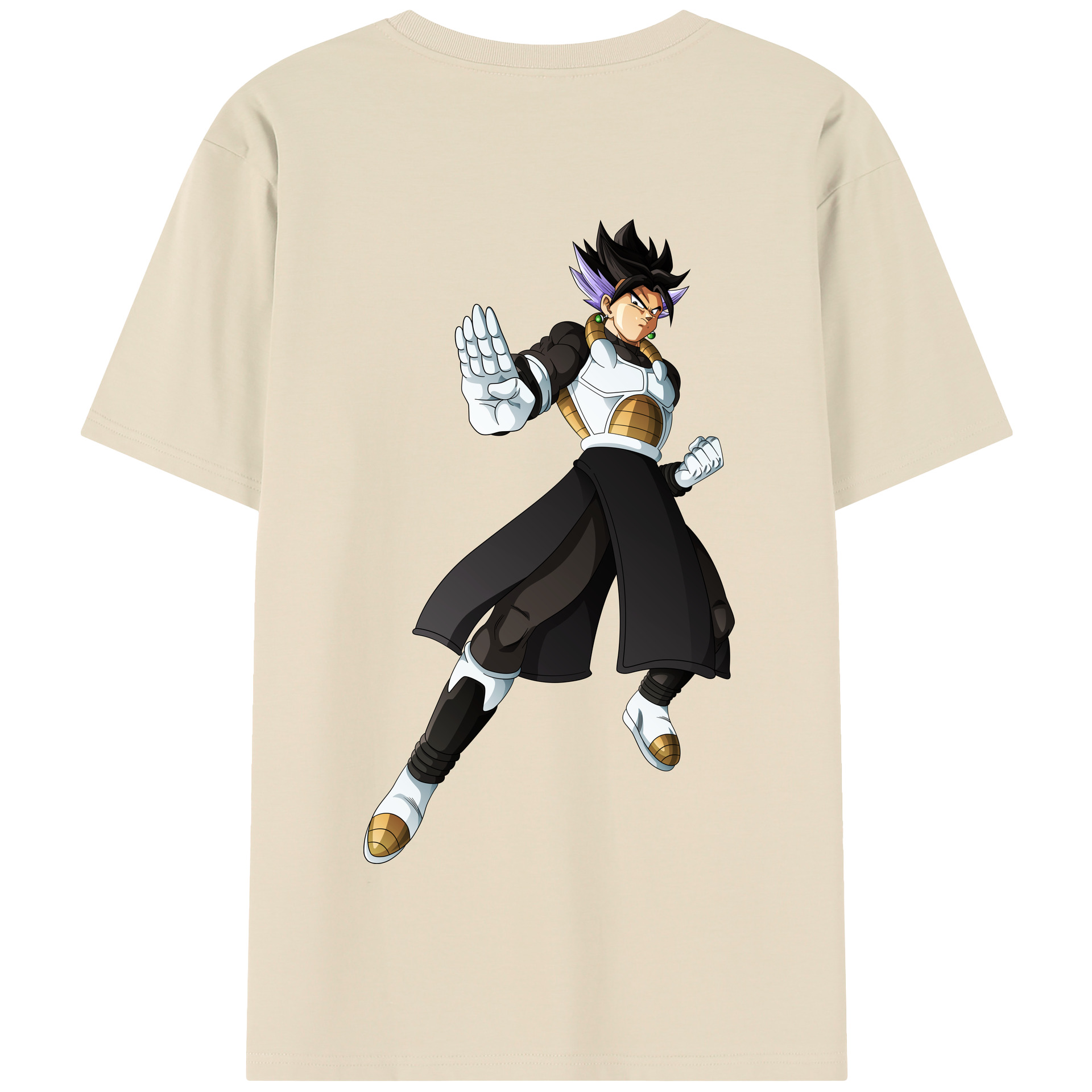 （画像用） ドラゴンボール ベジット DRAGON BALL Vegetto 綿100％半袖Tシャツ（背面プリント）