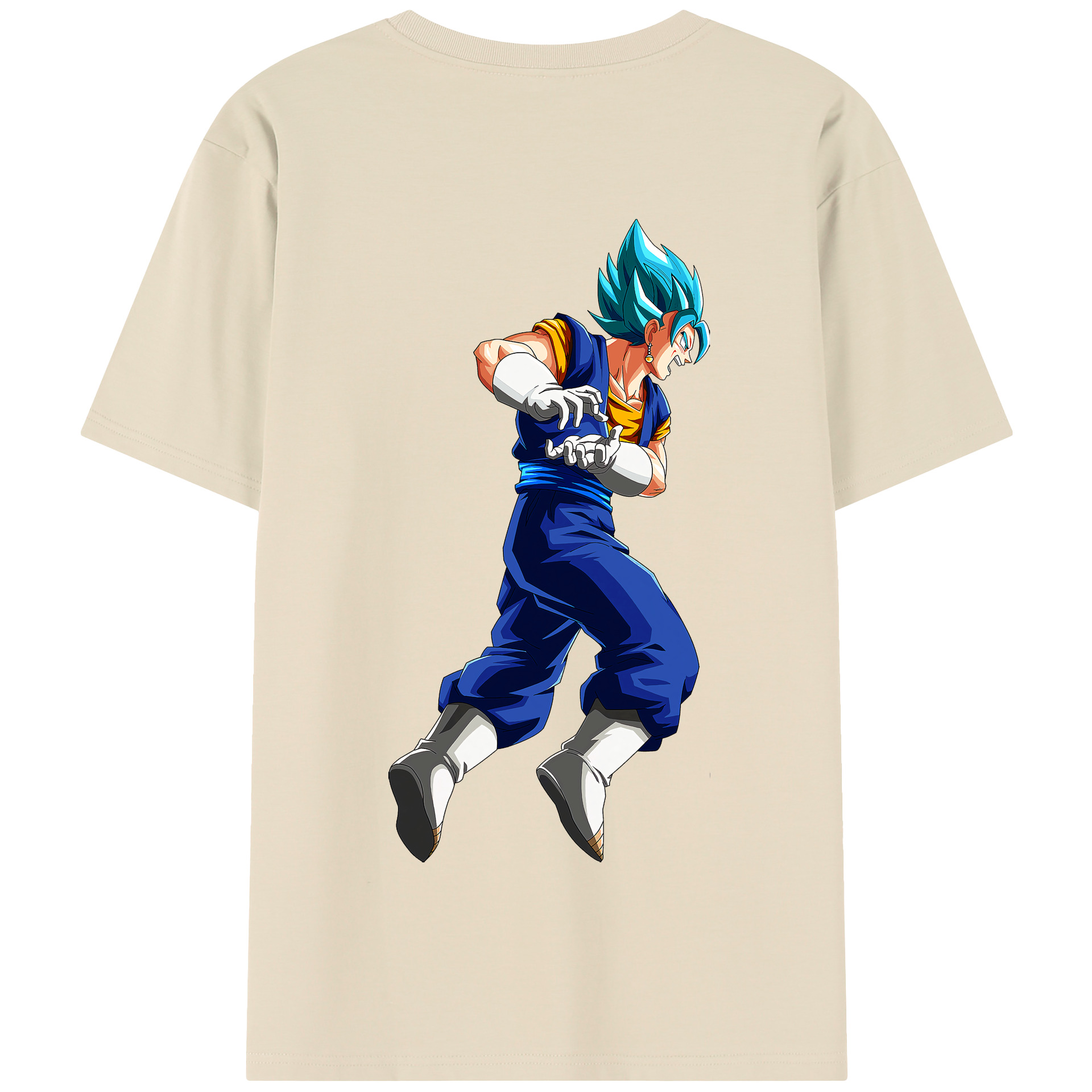 （画像用） ドラゴンボール ベジット DRAGON BALL Vegetto 綿100％半袖Tシャツ（背面プリント）