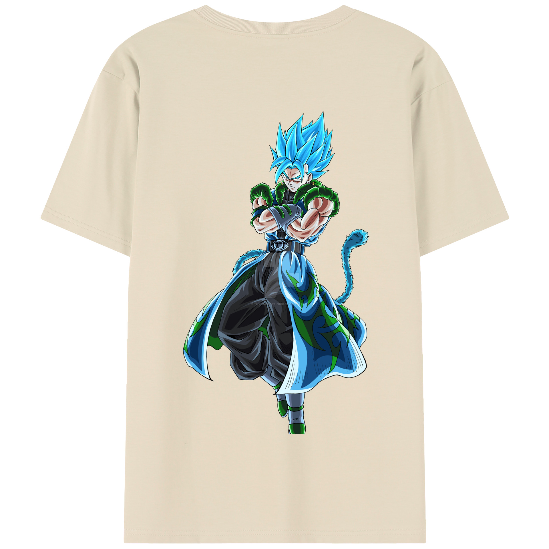 （画像用） ドラゴンボール ベジット DRAGON BALL Vegetto 綿100％半袖Tシャツ（背面プリント）