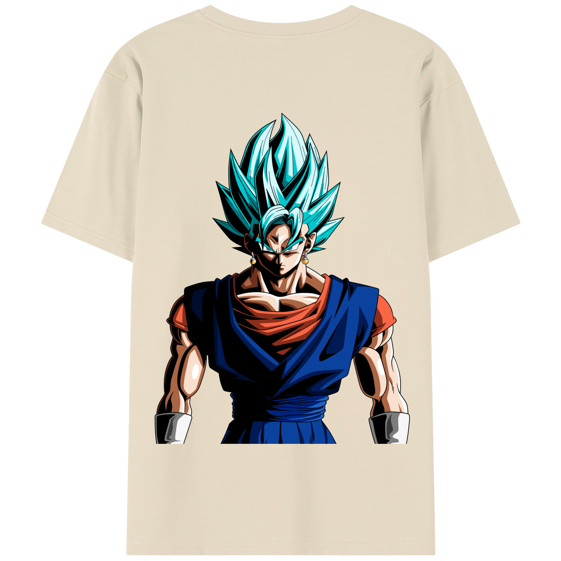 （画像用） ドラゴンボール ベジット DRAGON BALL Vegetto 綿100％半袖Tシャツ（背面プリント）